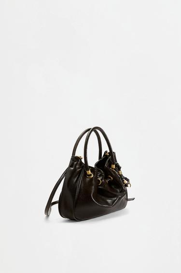 Mini bucket bag — BROWN 2