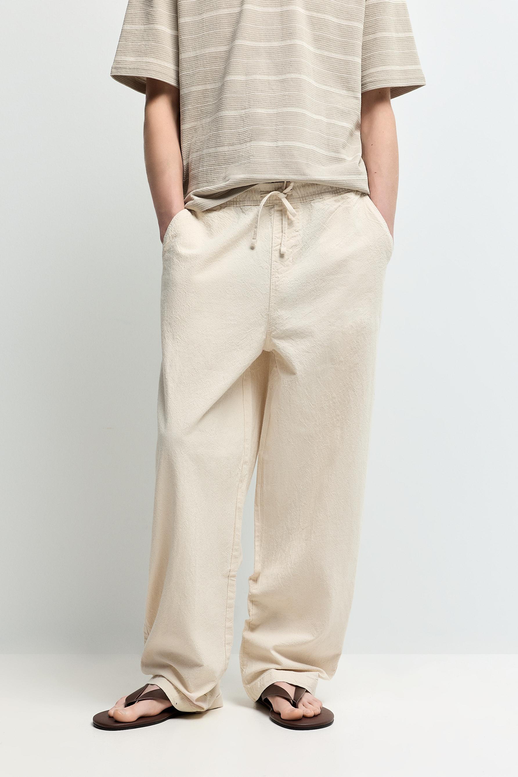 Rustic joggers — OFF WHITE