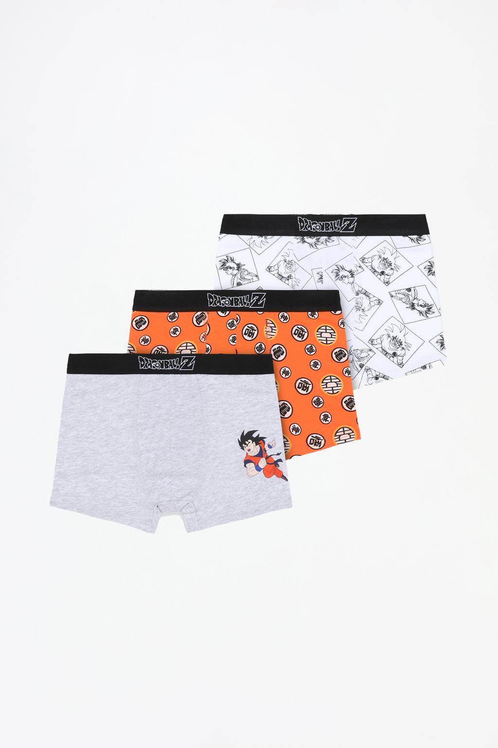 Pack of 3 pairs of Goku Dragon Ball ©Bird Studio boxers