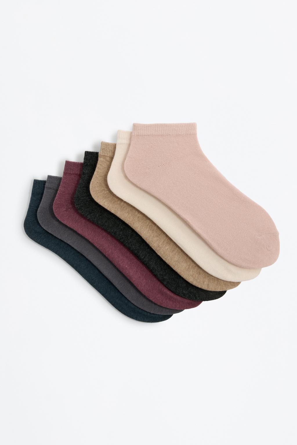 Pack of 7 pairs of ankle socks