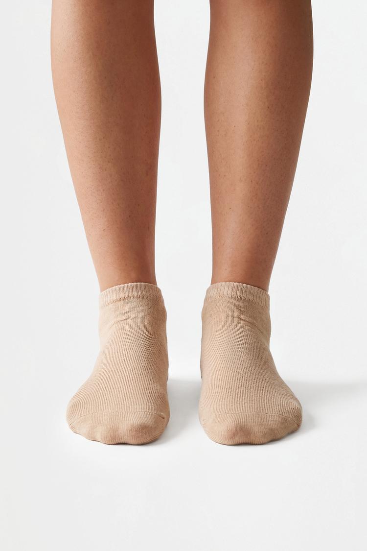 Plain ankle socks (Pack 10) — LILAC