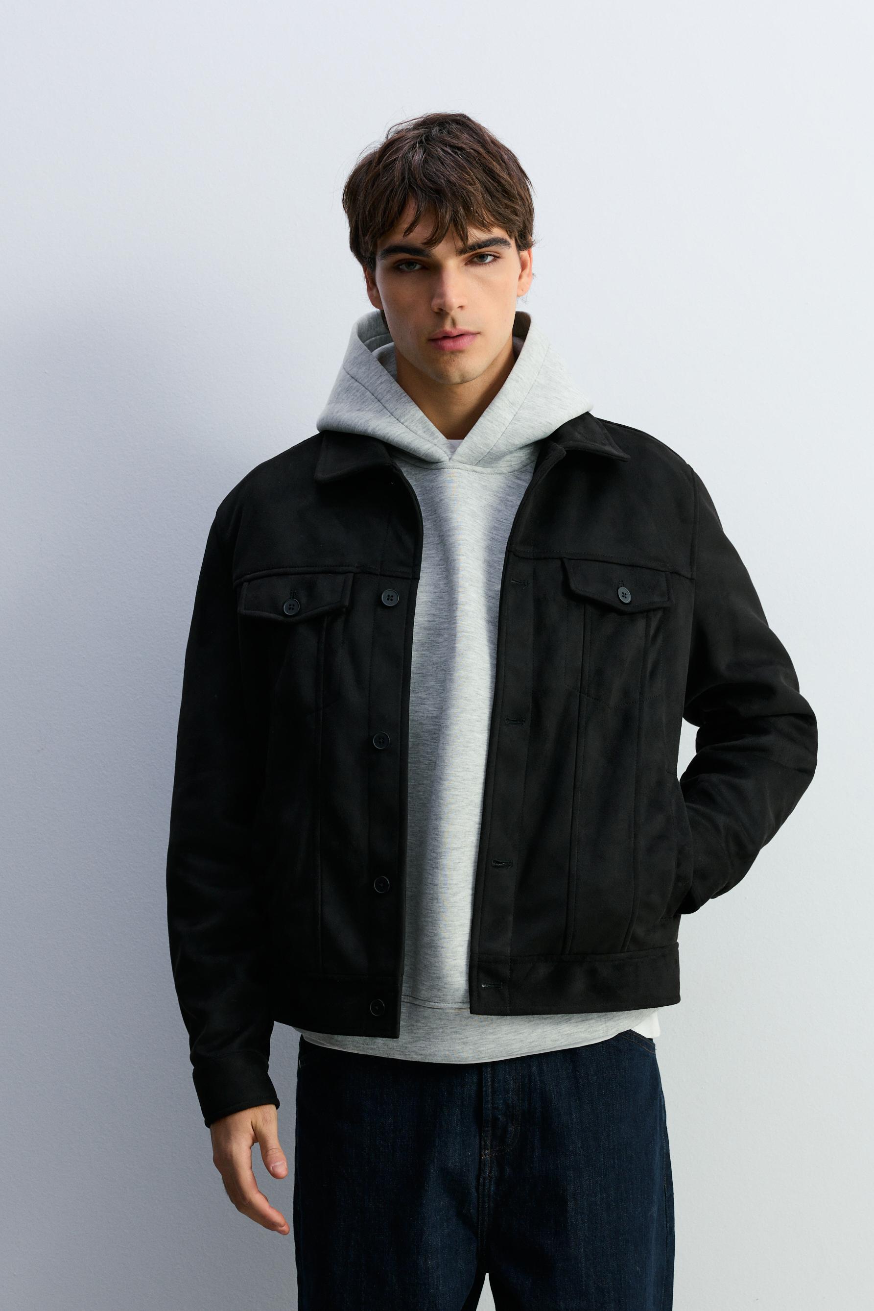 Cazadora efecto ante