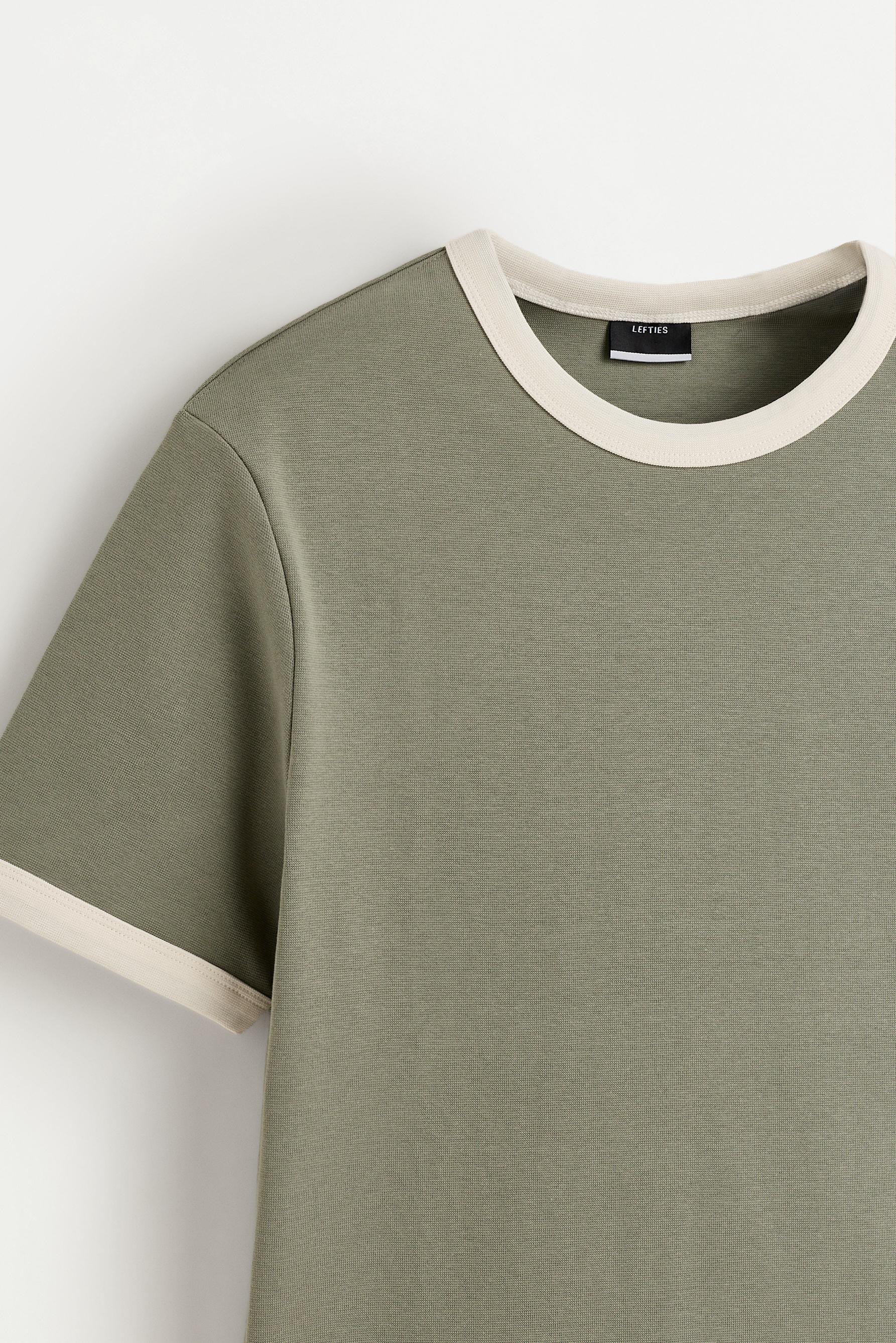 Contrast T-shirt — BILLIARD GREEN