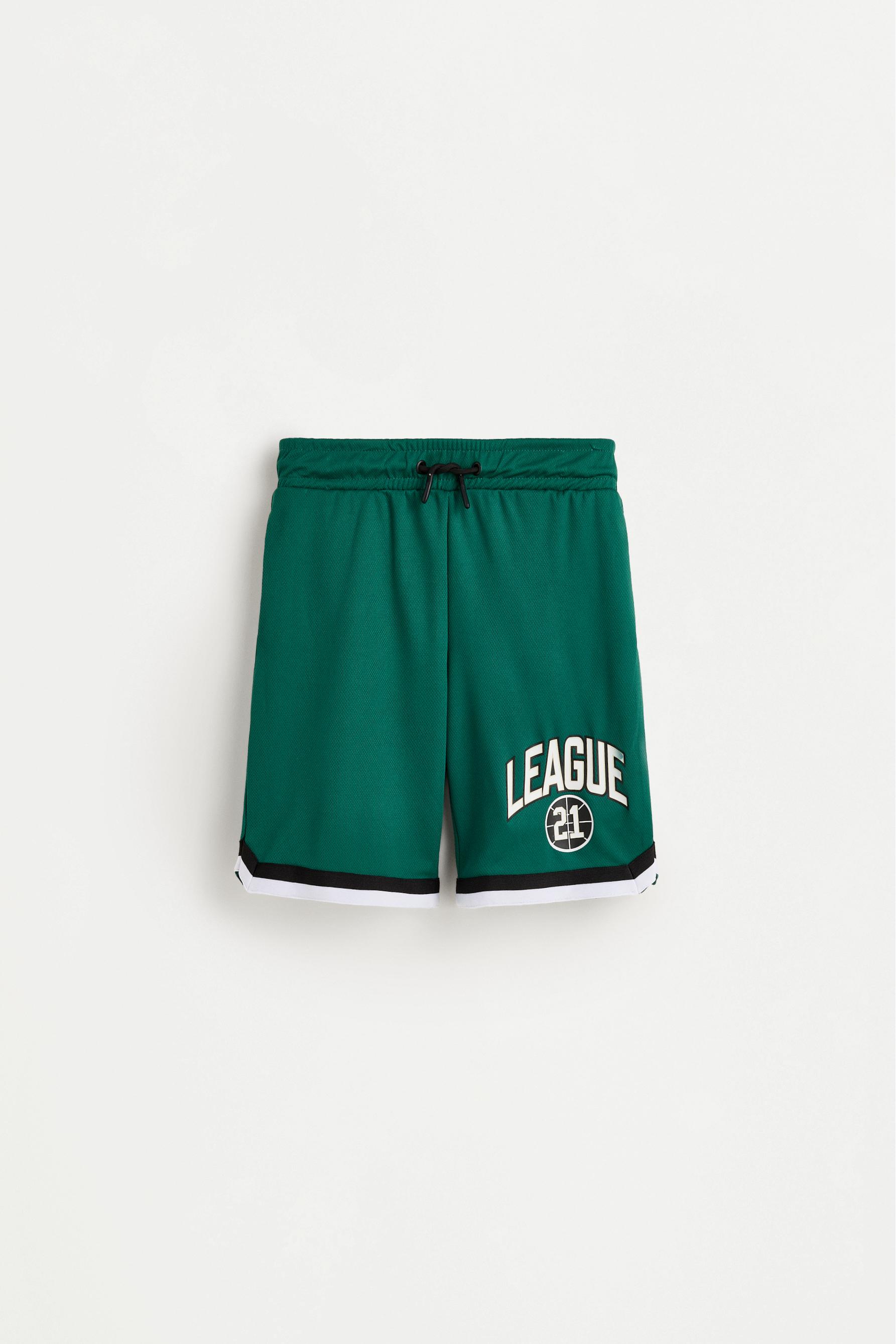 Basketball tank top and shorts set — GREEN