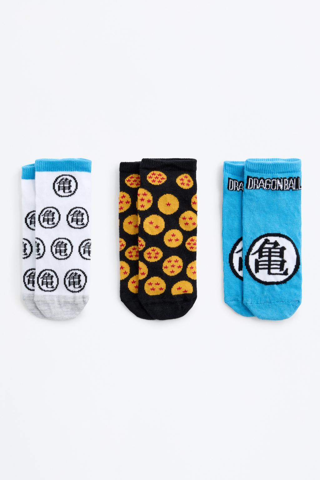 Pack 3 calcetines tobilleros Dragon Ball ©Bird Studio