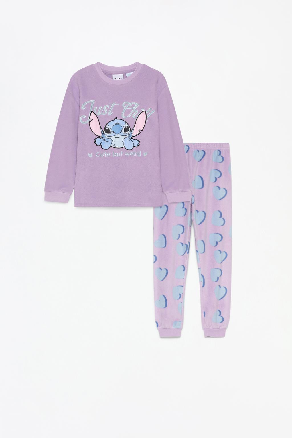 Stitch ©Disney hearts faux fur pyjamas