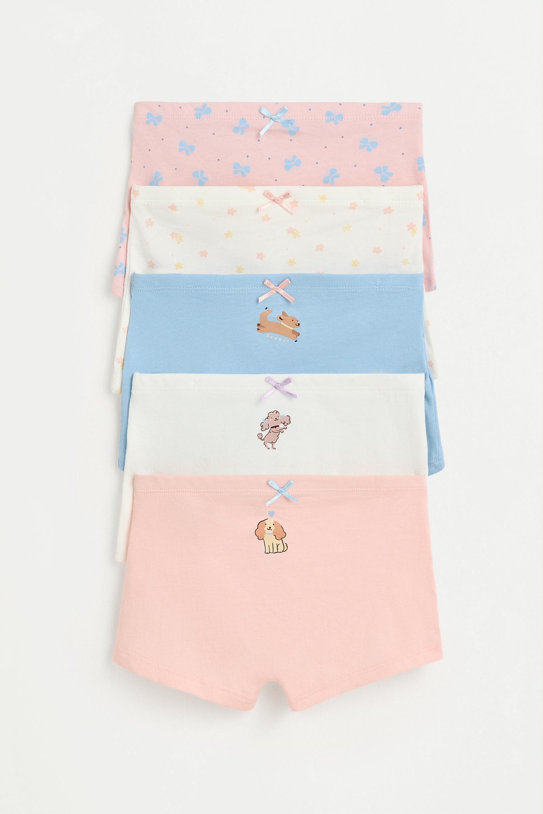 5-pack of printed boxer briefs — CORAL PINK
