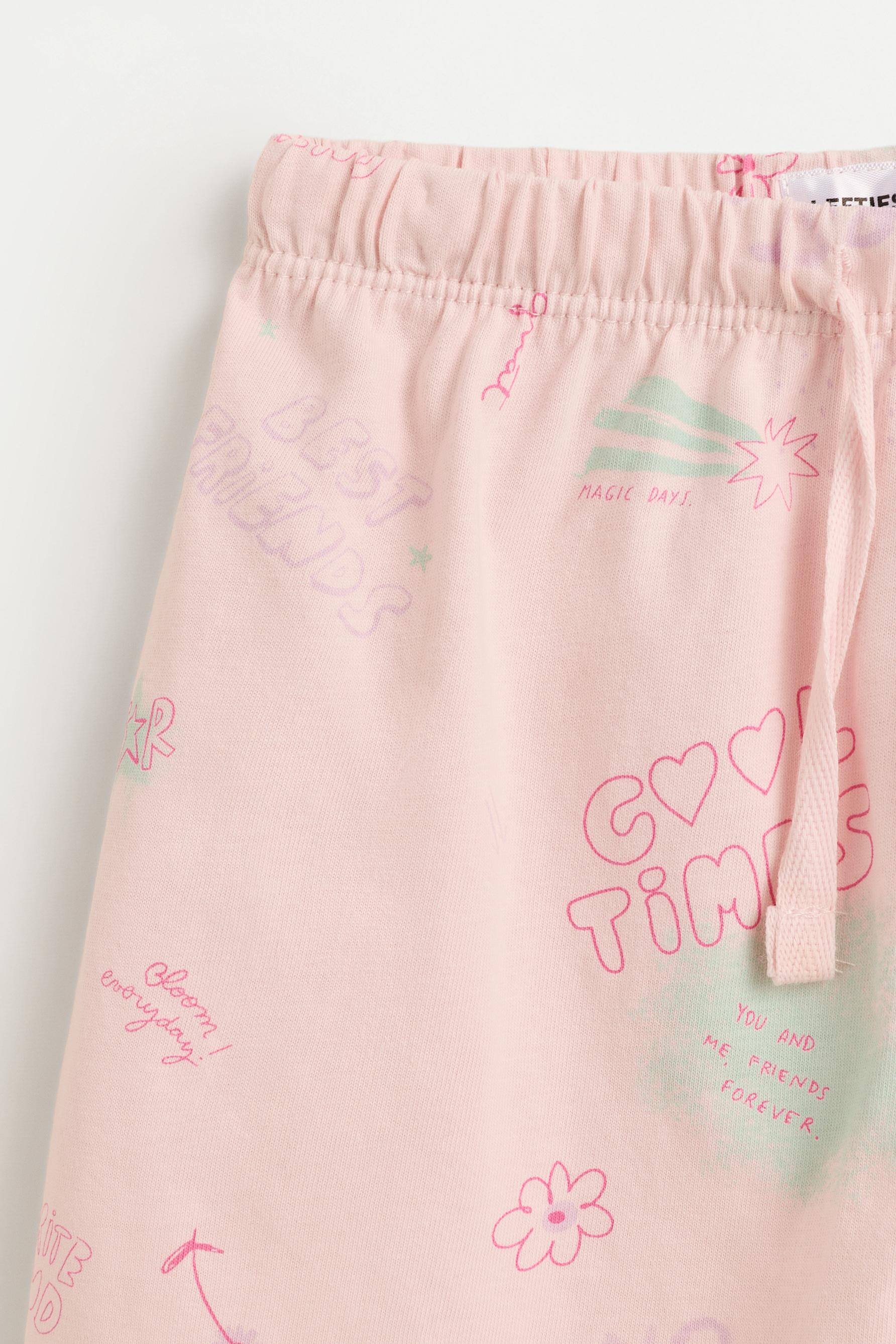Short printed pyjamas — PASTEL PINK