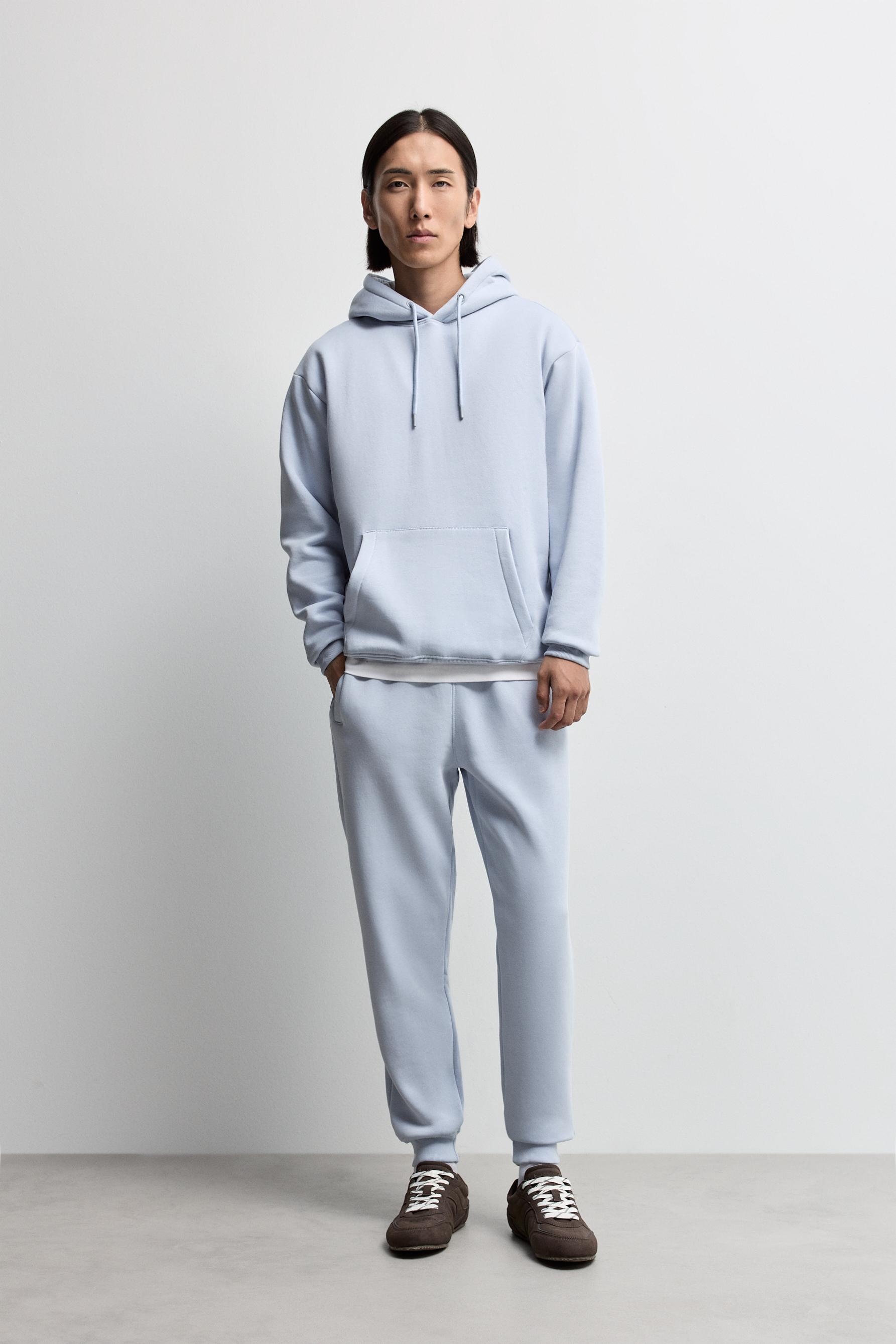 Regular fit tracksuit bottoms — SKY BLUE