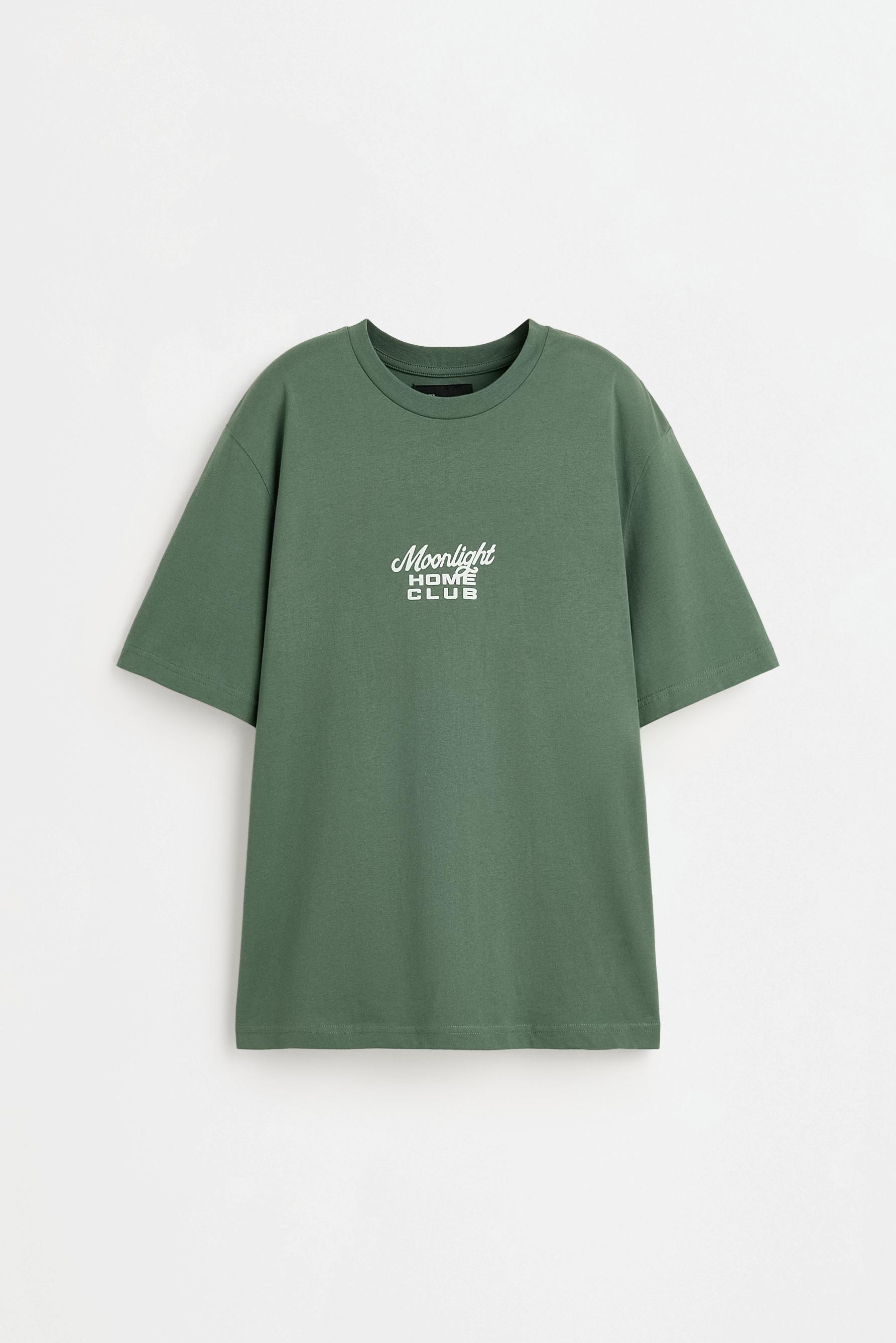 Short printed pyjamas — EMERALD GREEN