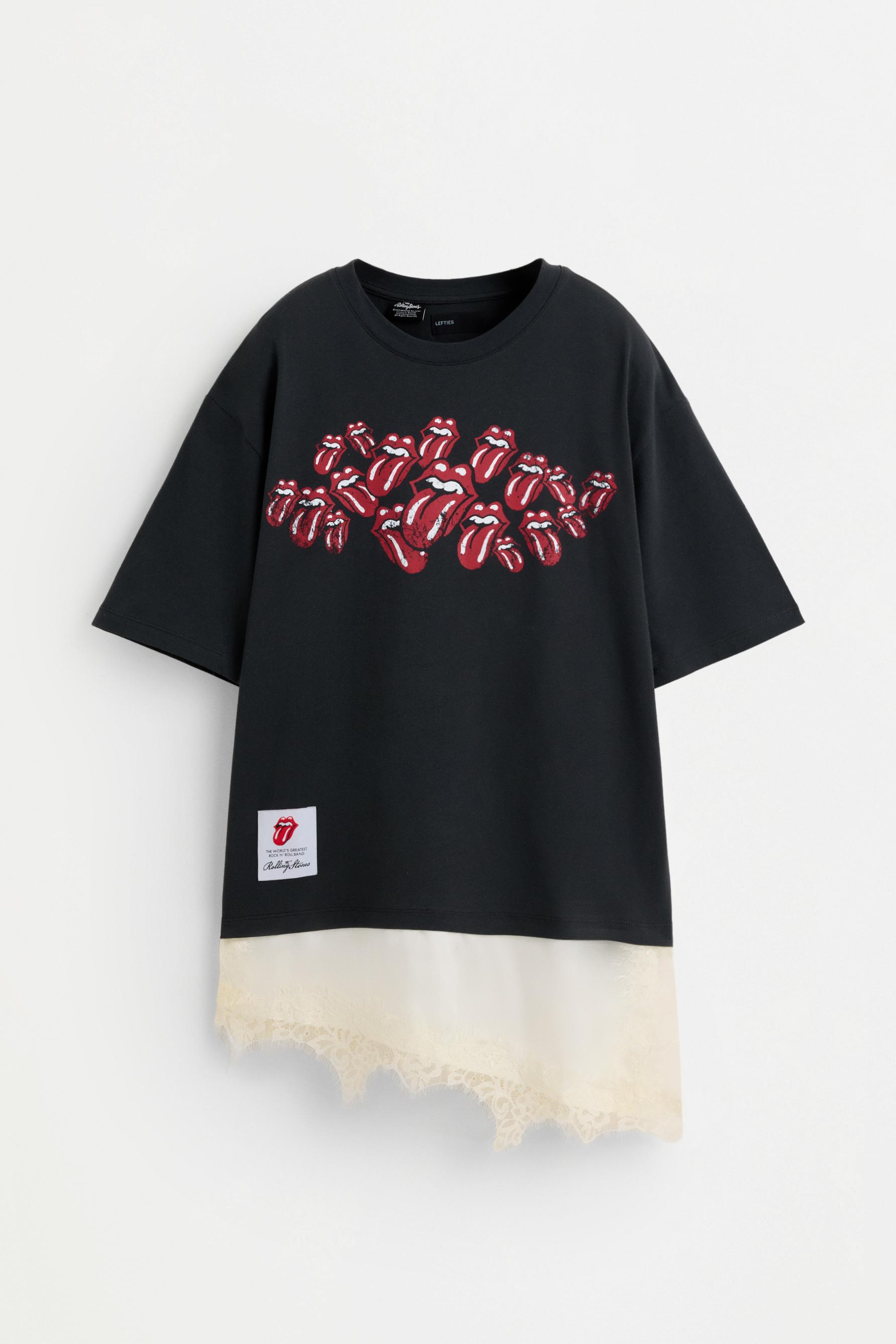 Rolling Stones ©Universal oversize T-shirt — BLACK
