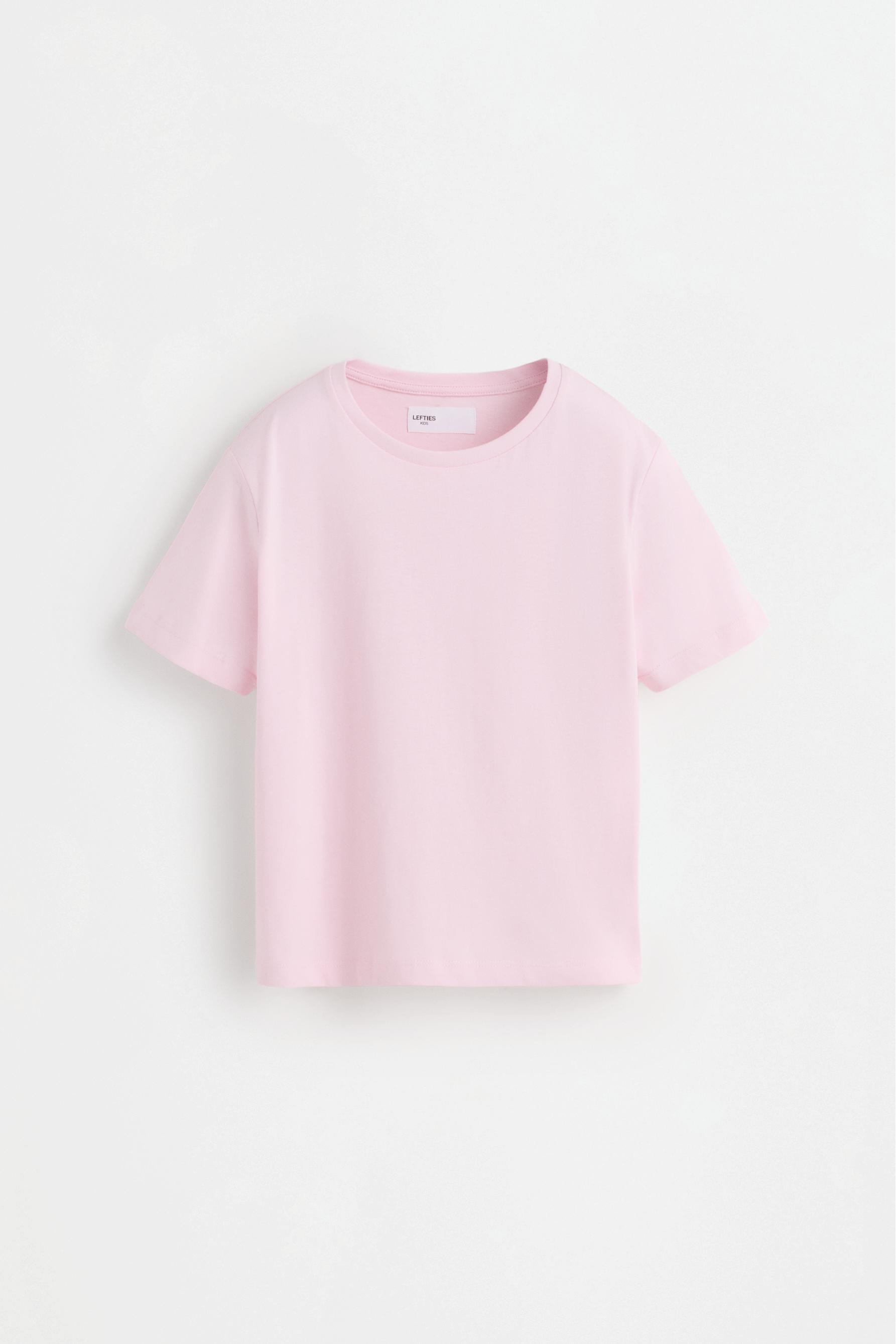 Pack of 4 plain T-shirts — PASTEL PINK