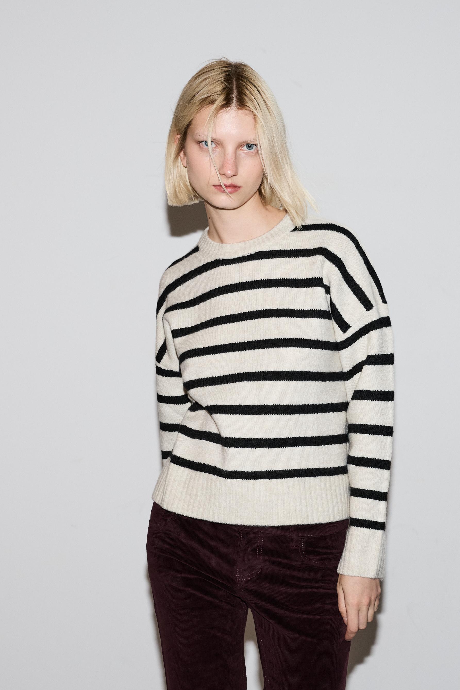 Jersey espumoso cuello redondo