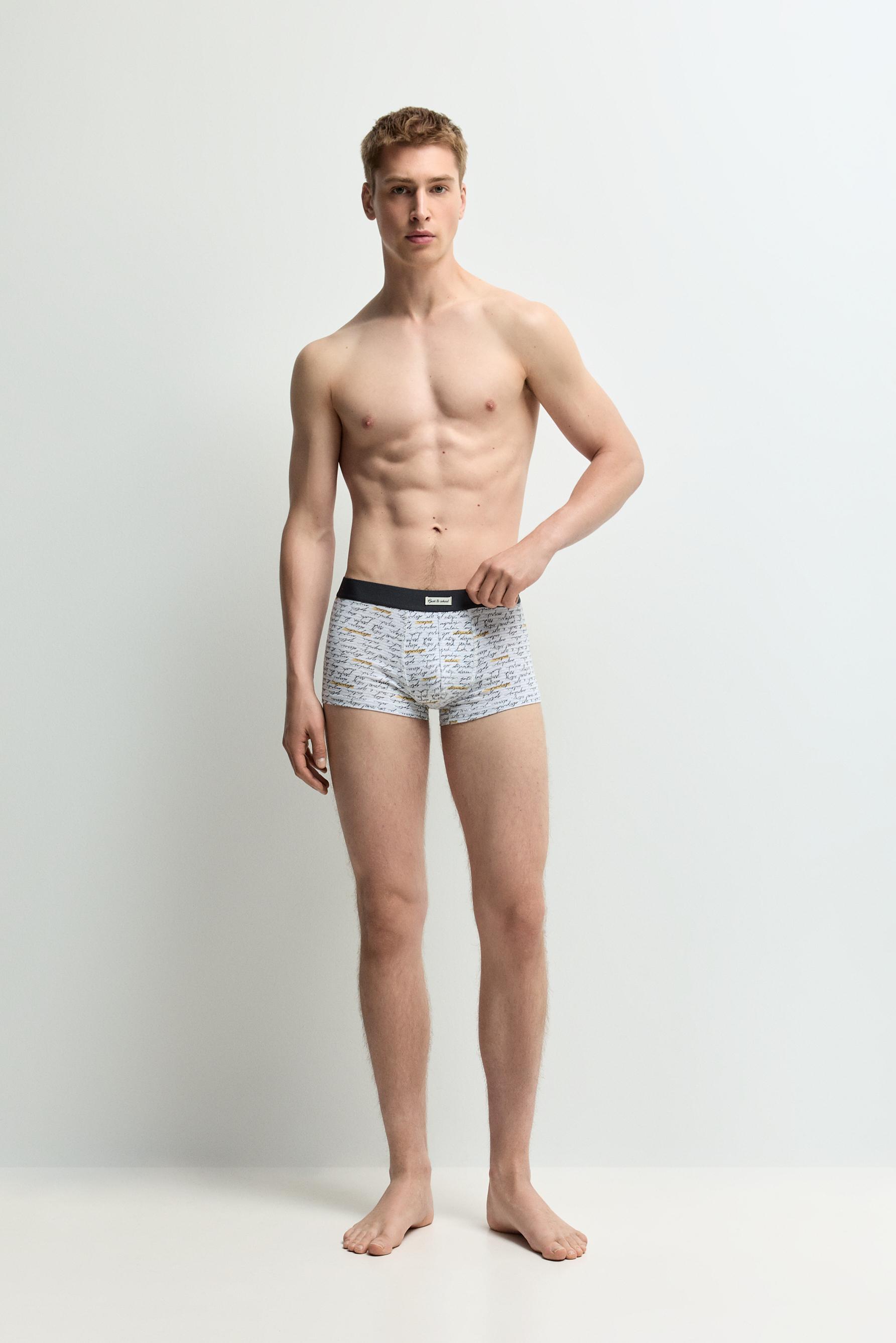 Mixed boxer briefs (5-pack) — BLUE TONES