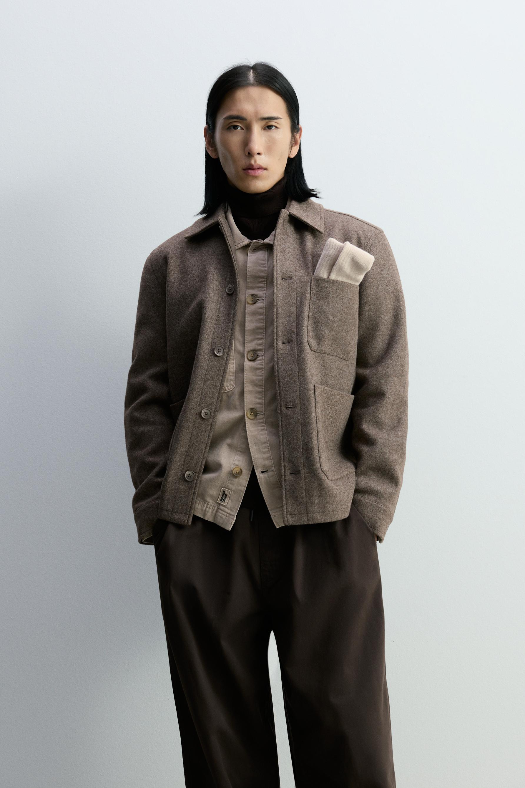 Sobrecamisa paño 3 bolsillos