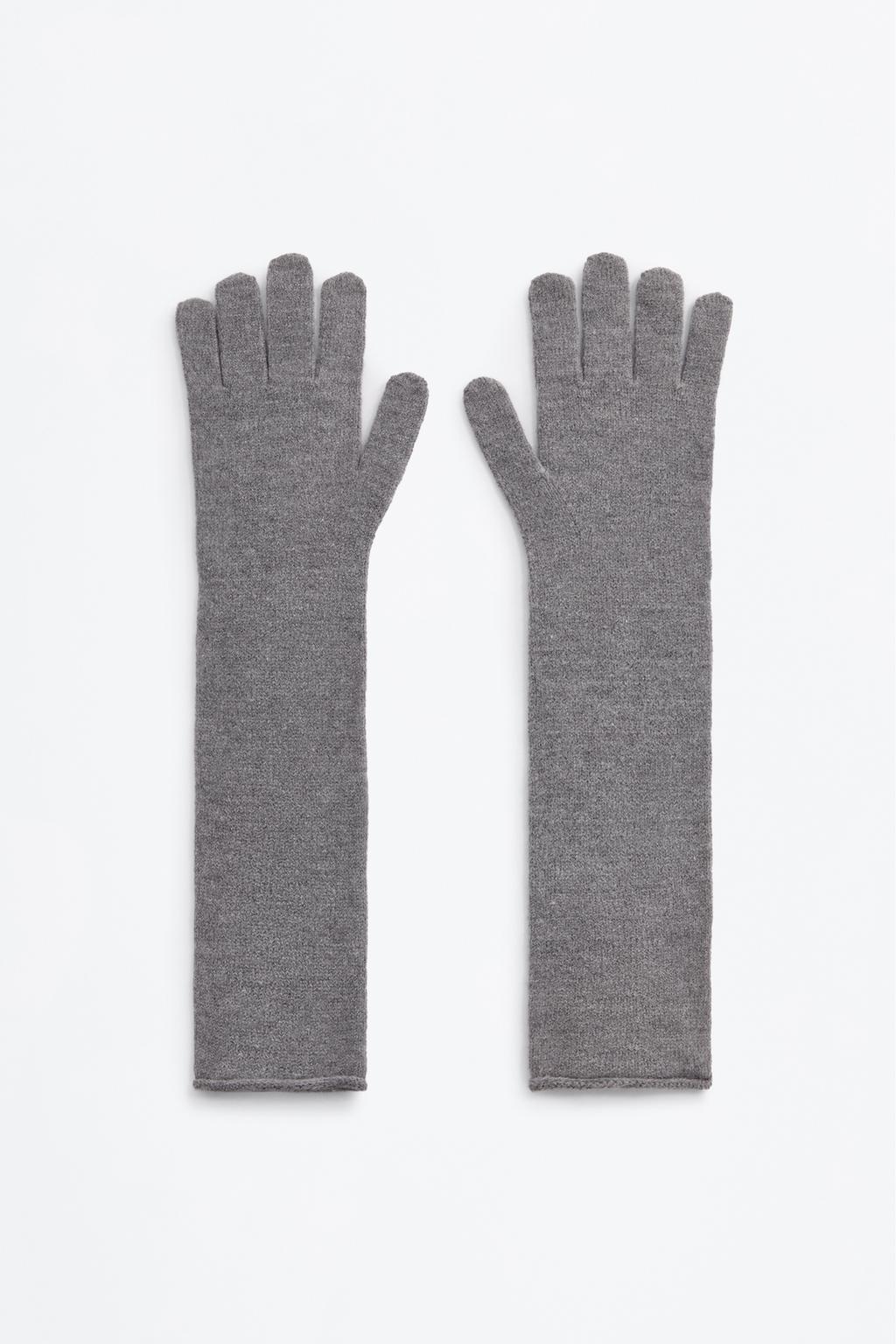 Guante largo punto