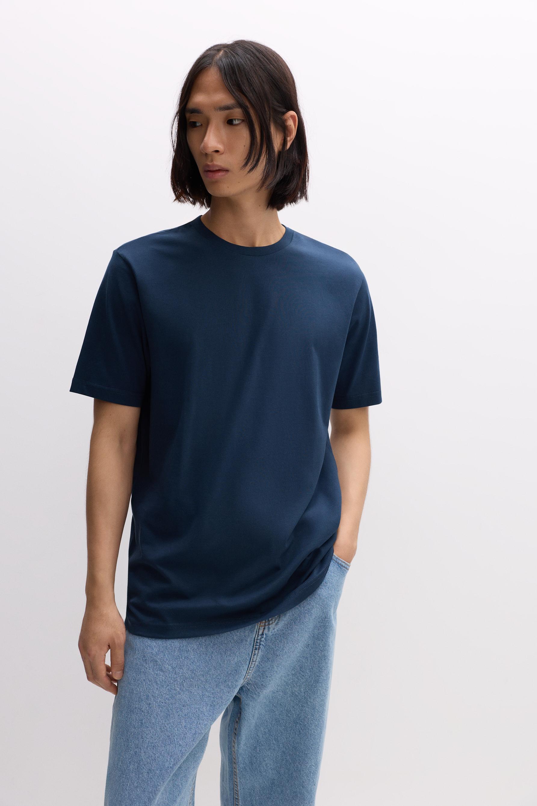 4-pack of basic T-shirts — FADED NAVY