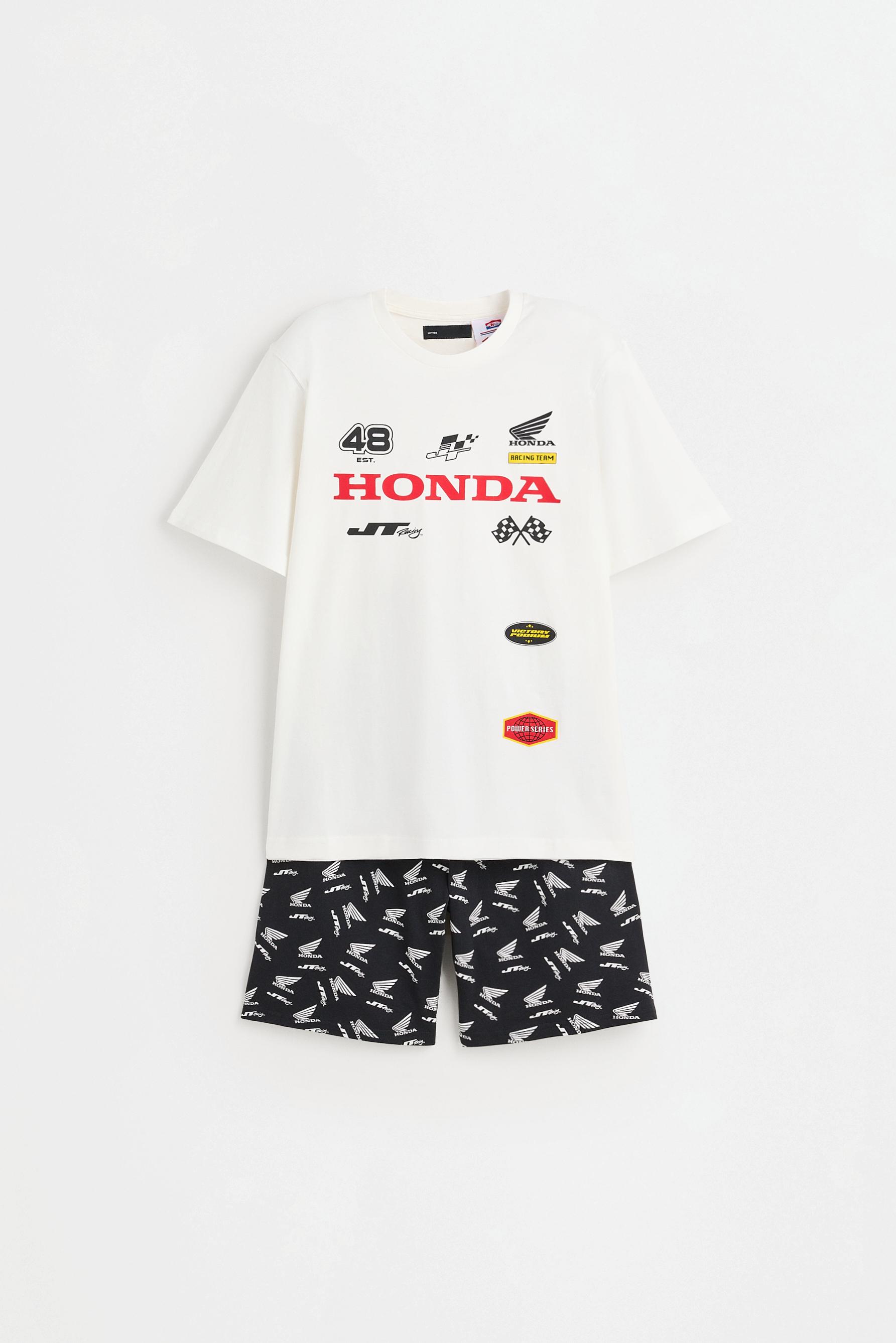 Honda short pyjamas — WHITE
