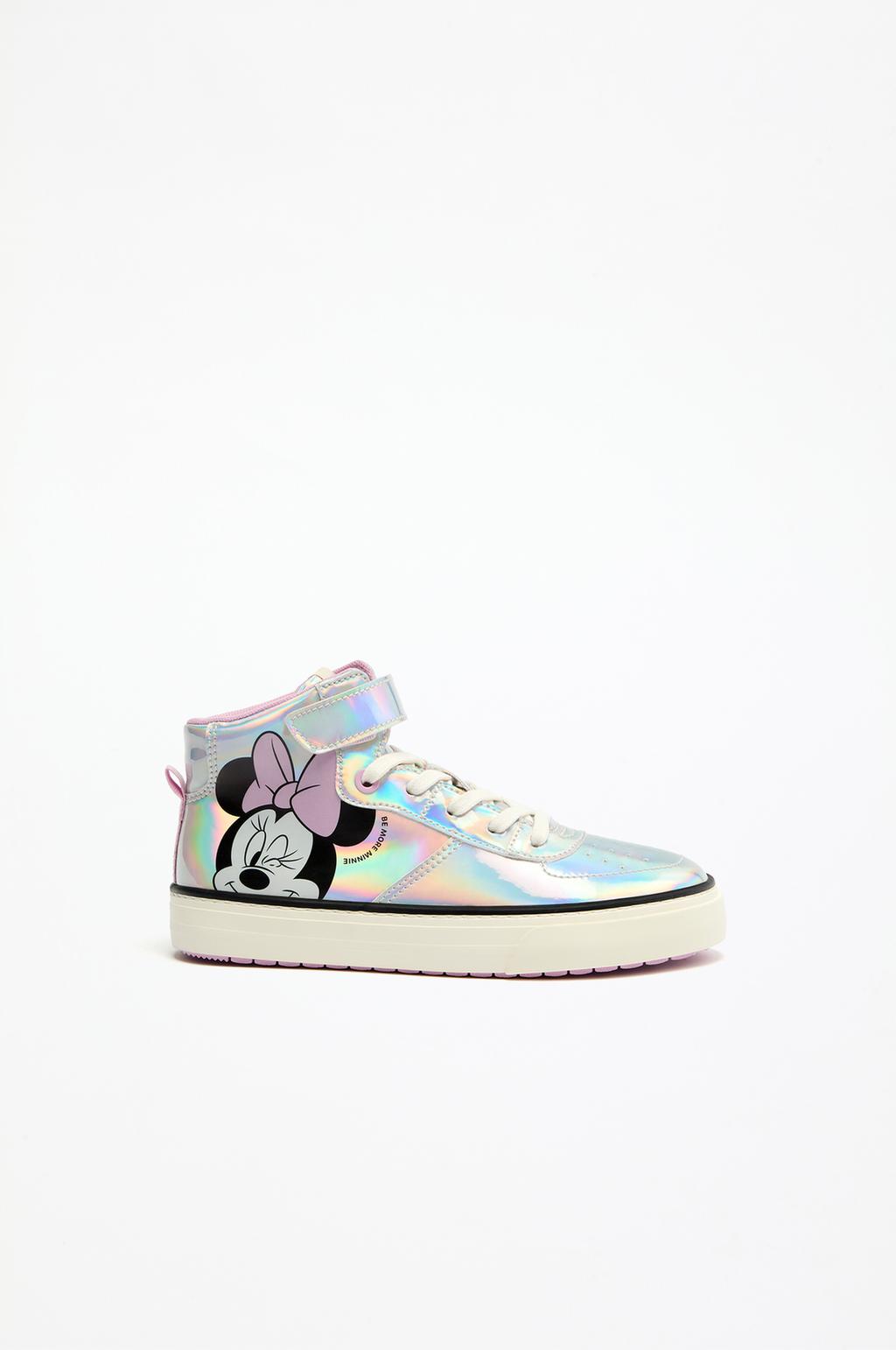 Iridescent Minnie Mouse ©Disney high-top sneakers