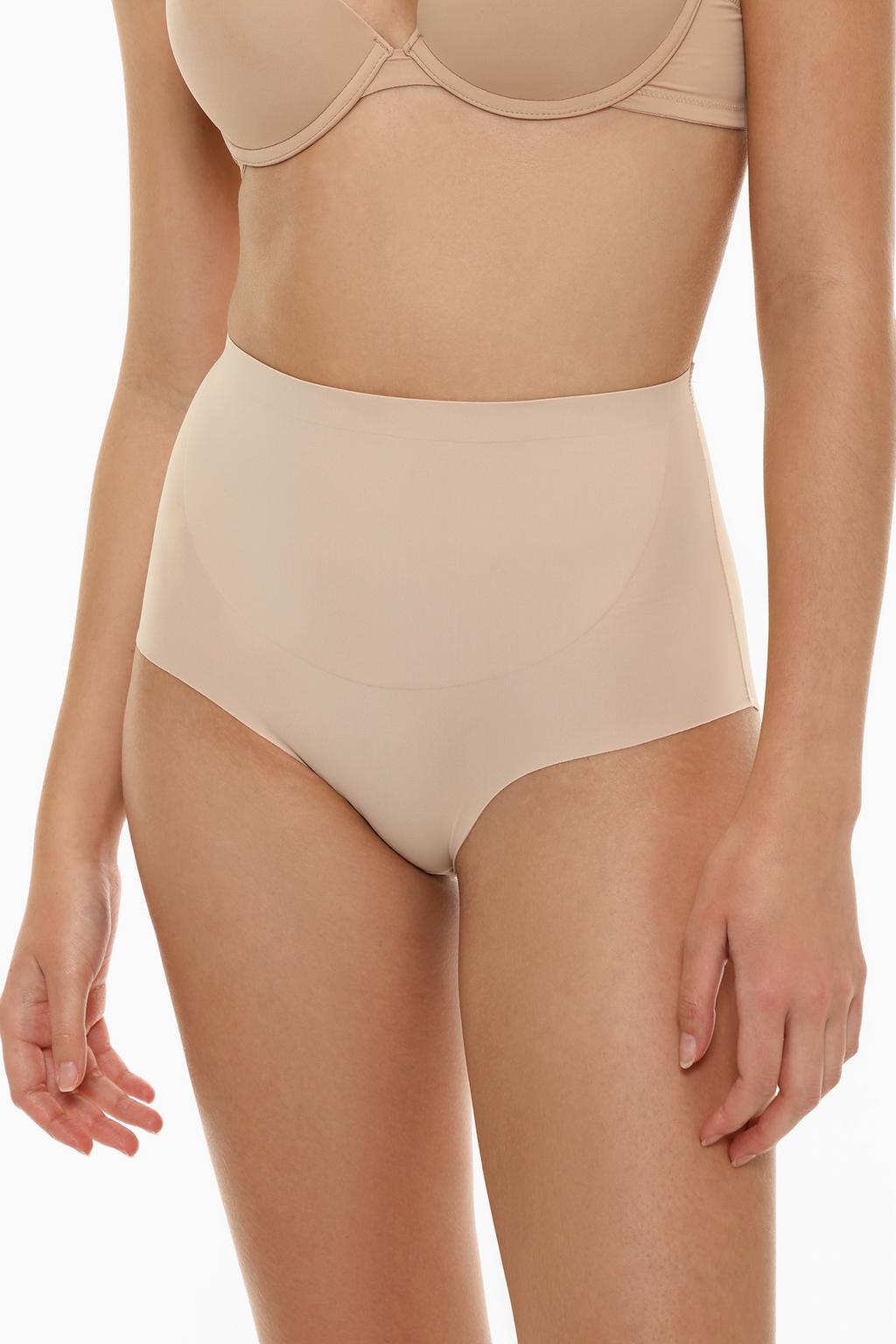 High waist microfibre shaper briefs