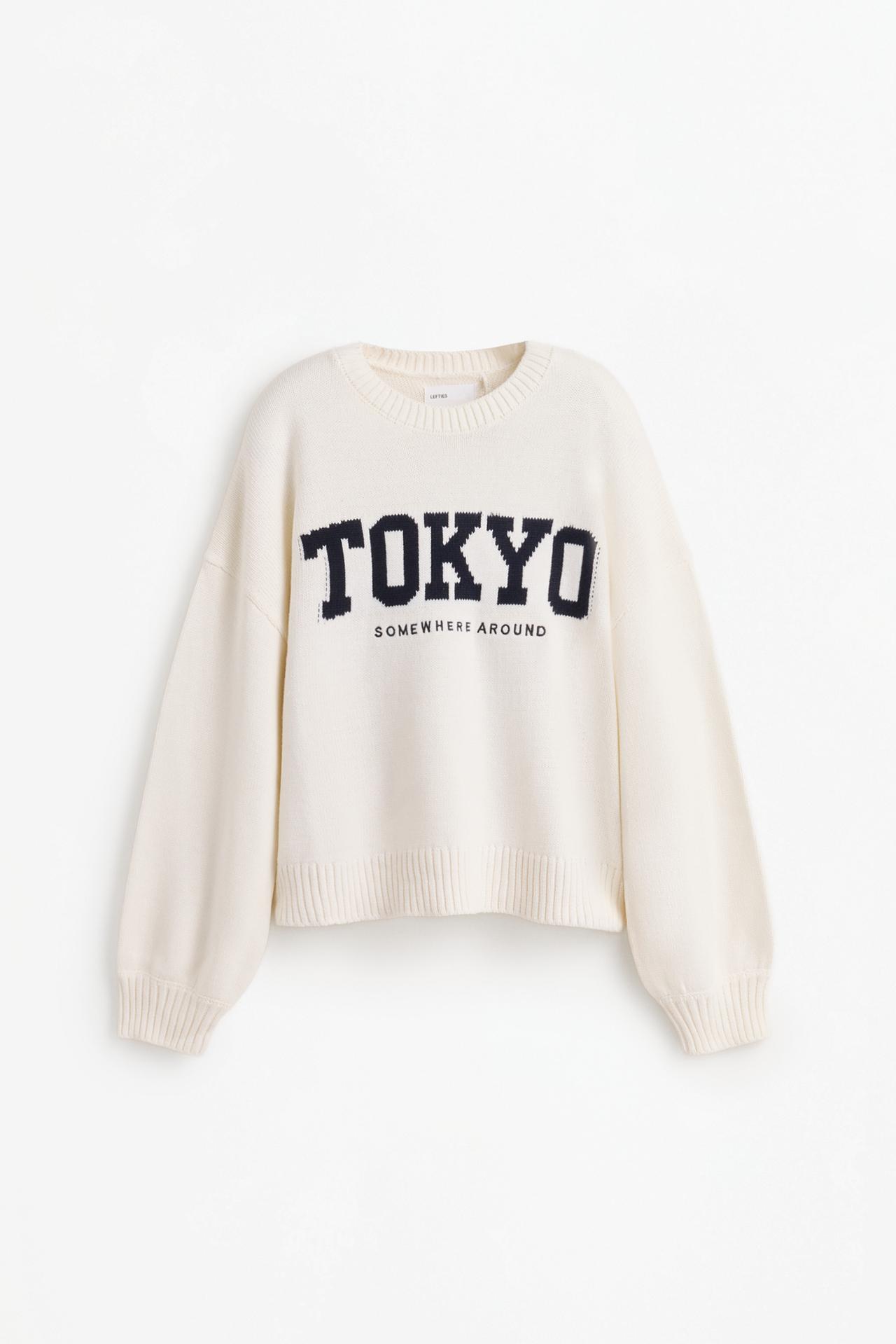 Star and stud sweater — ECRU