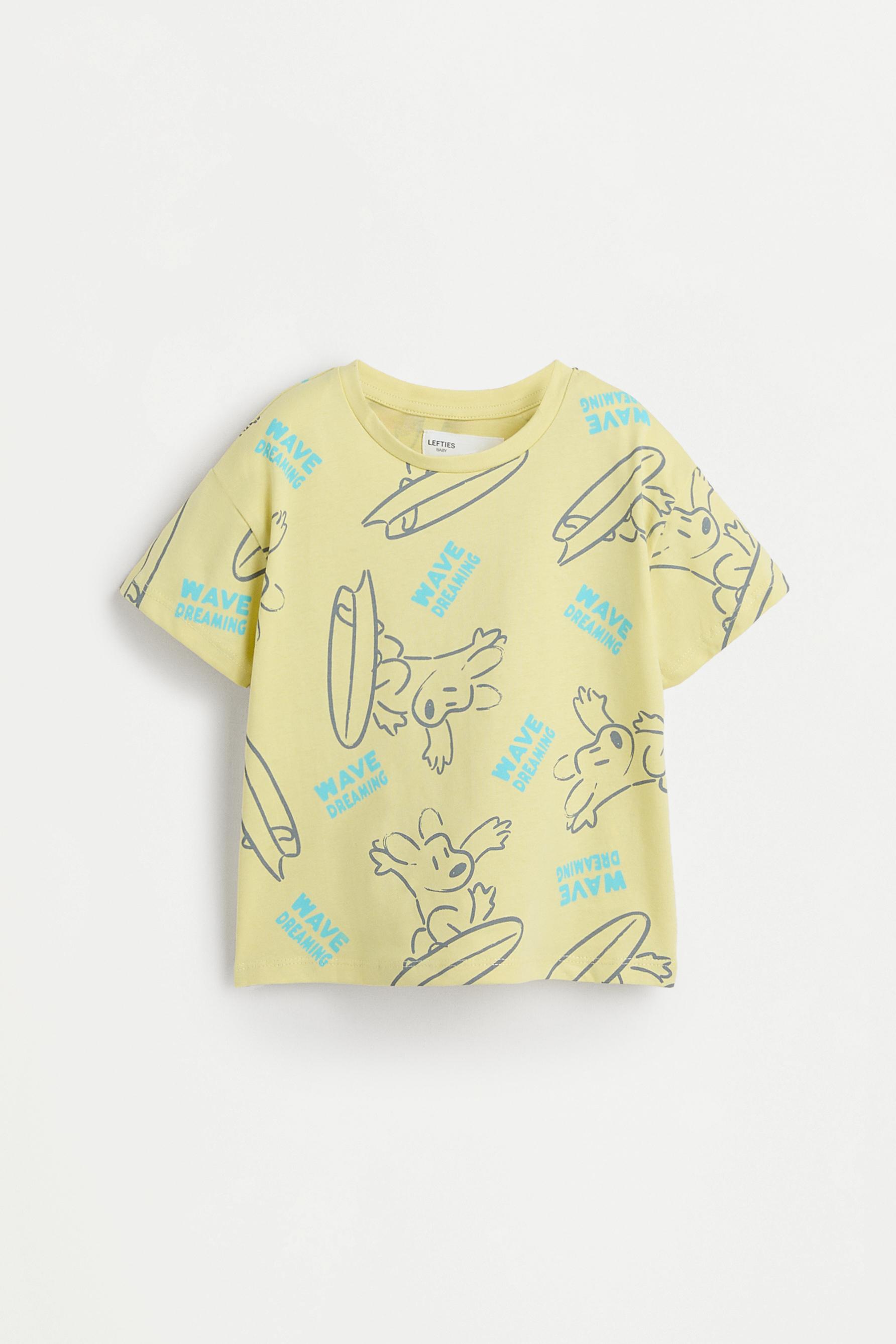 Short printed pyjamas — YELLOW