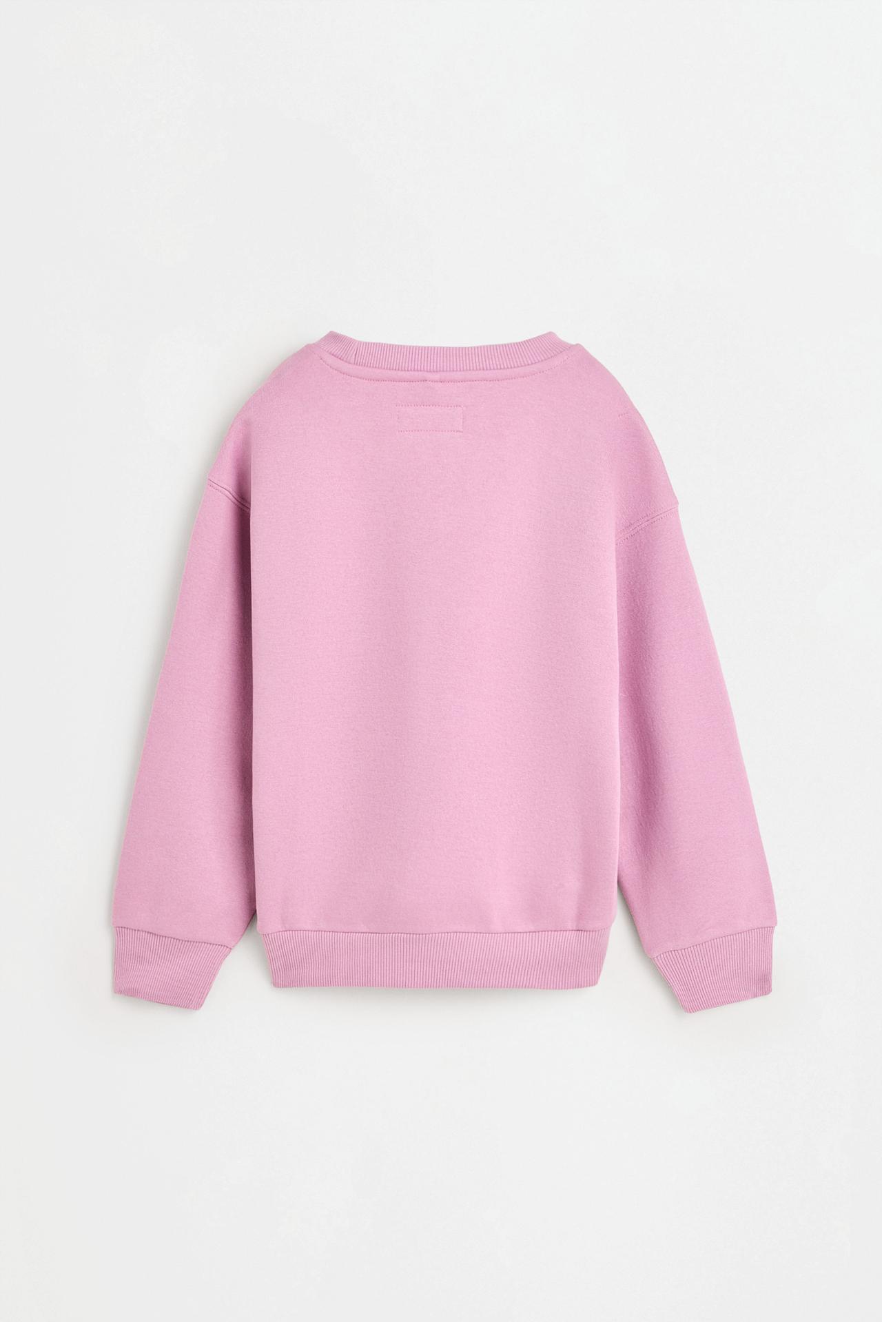 Pack of 2 plain fleece sweatshirts — FADED PINK