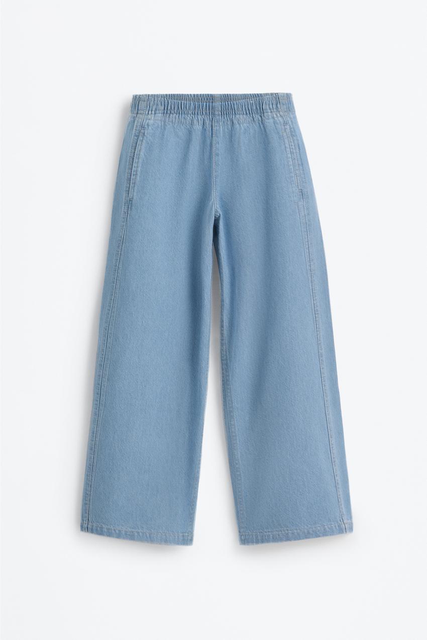 Lightweight wide-leg jeans Short Sleeve Shirts Shirts