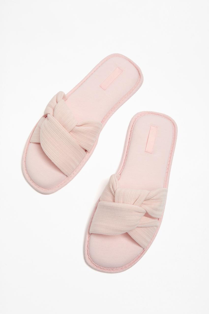 Ciabatte Donna Oysho Pantofole Uomo Pantofole Brown Pantofole