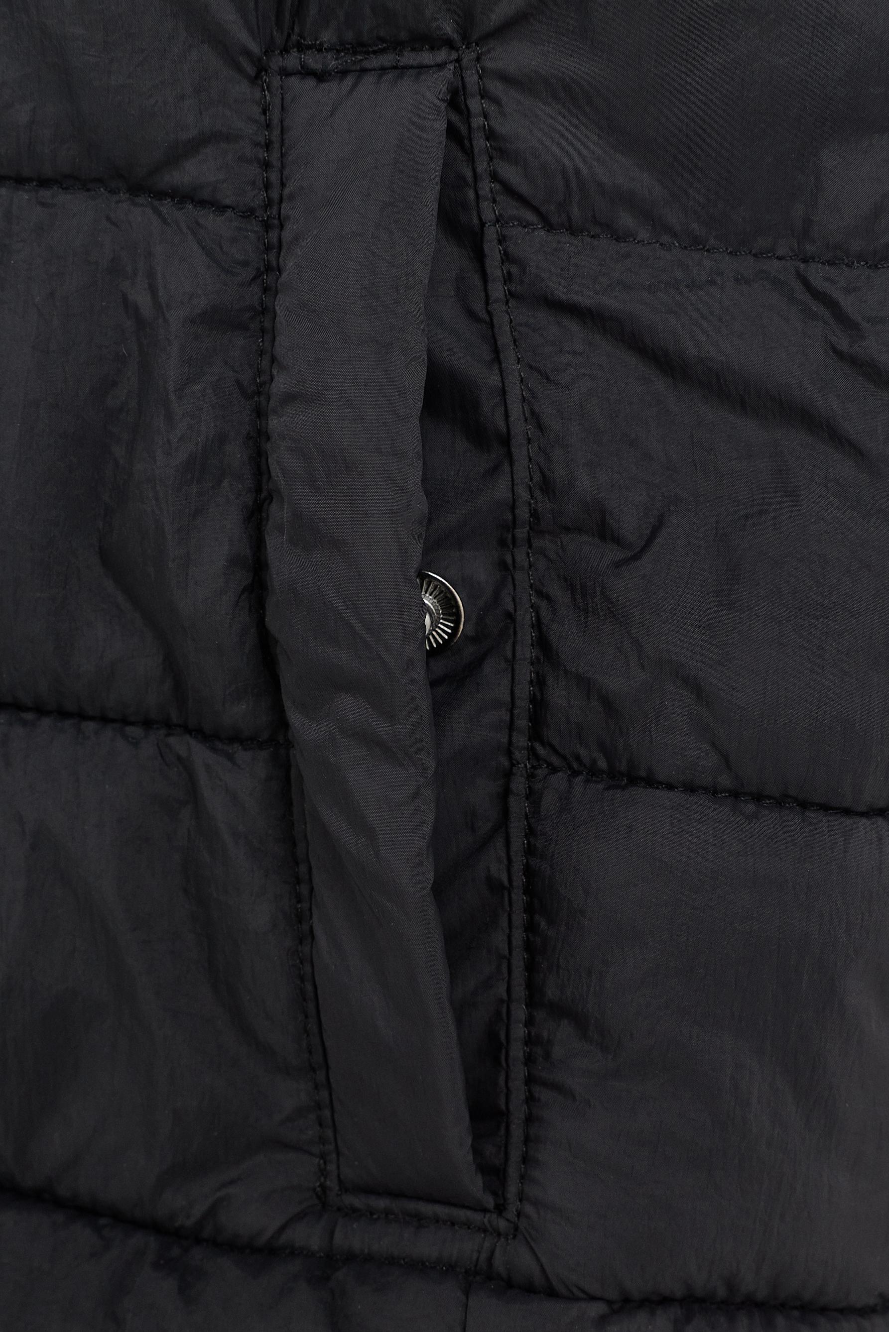 Lightweight quilted gilet — BLACK