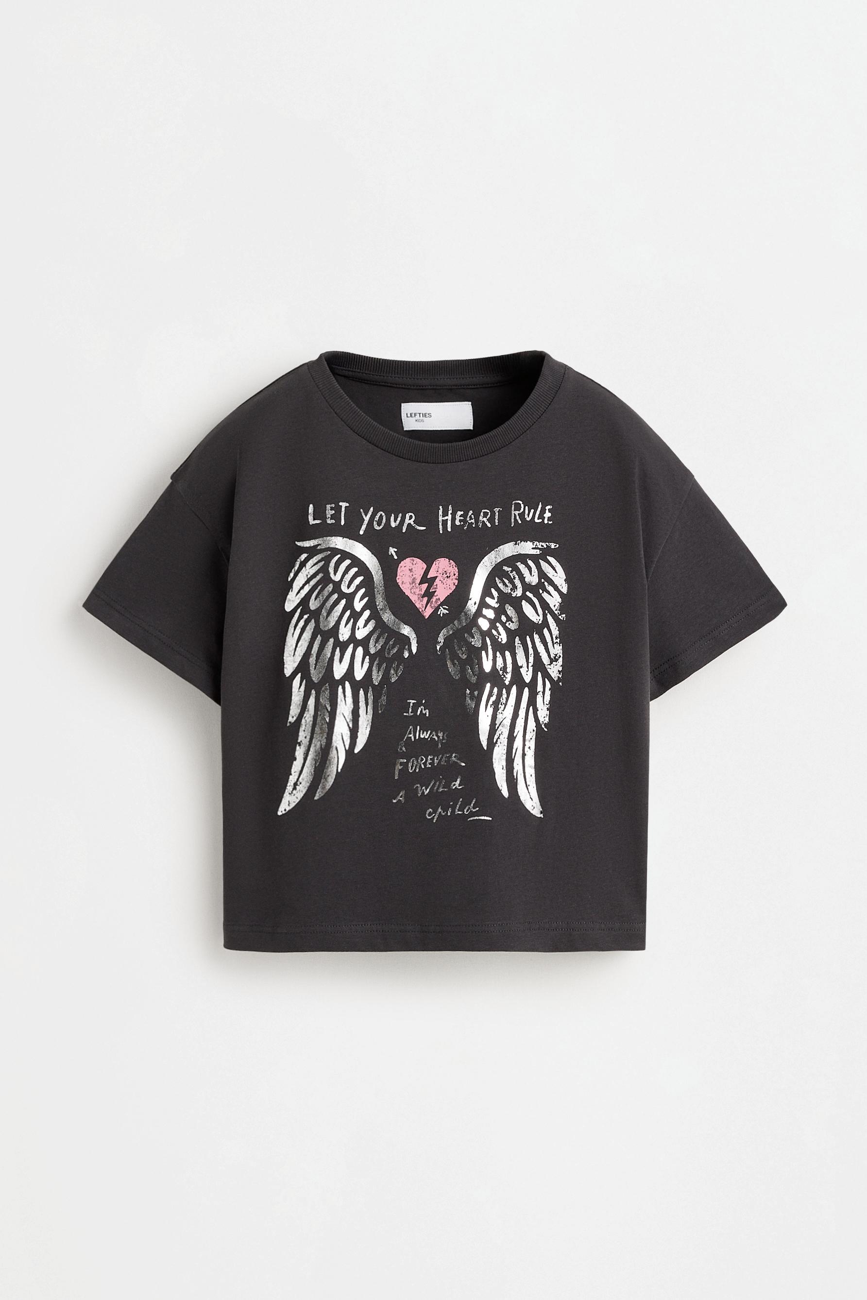 Metallic printed T-shirt — ASH