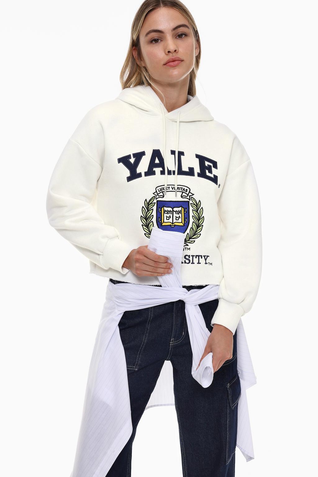 Sudadera cropped Yale University®