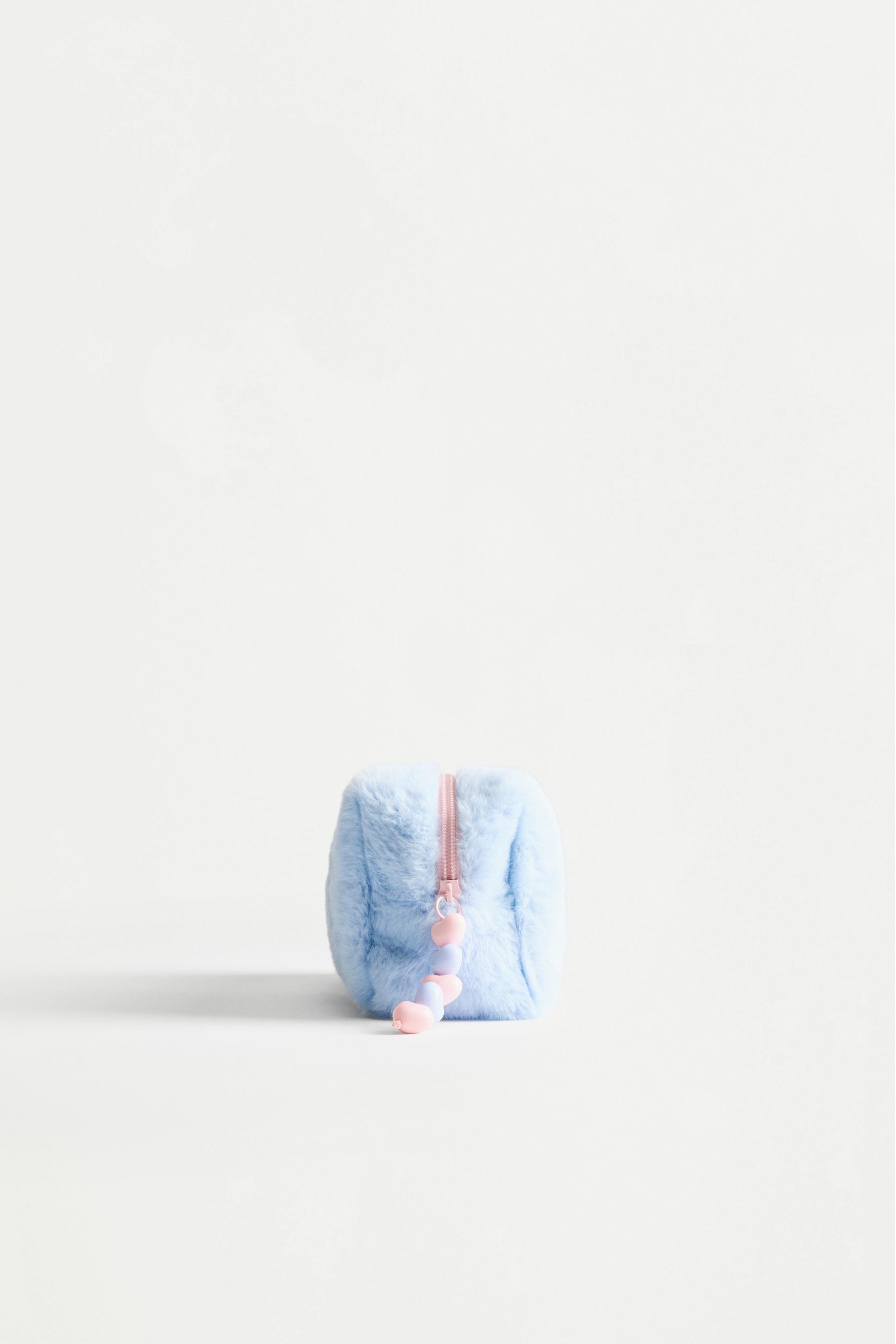 Stitch ©Disney faux fur pencil case — BLUE