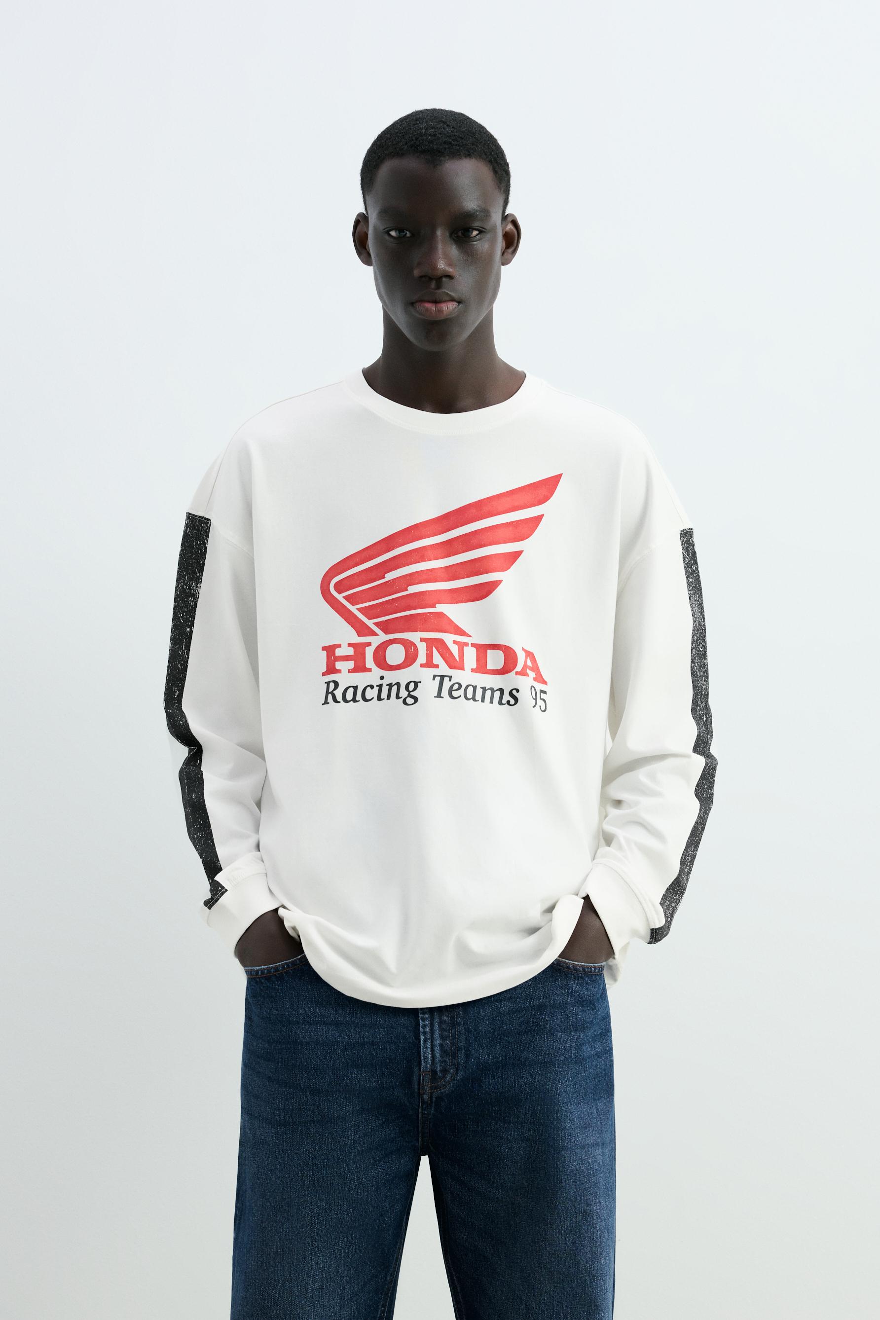 Camiseta Honda manga larga