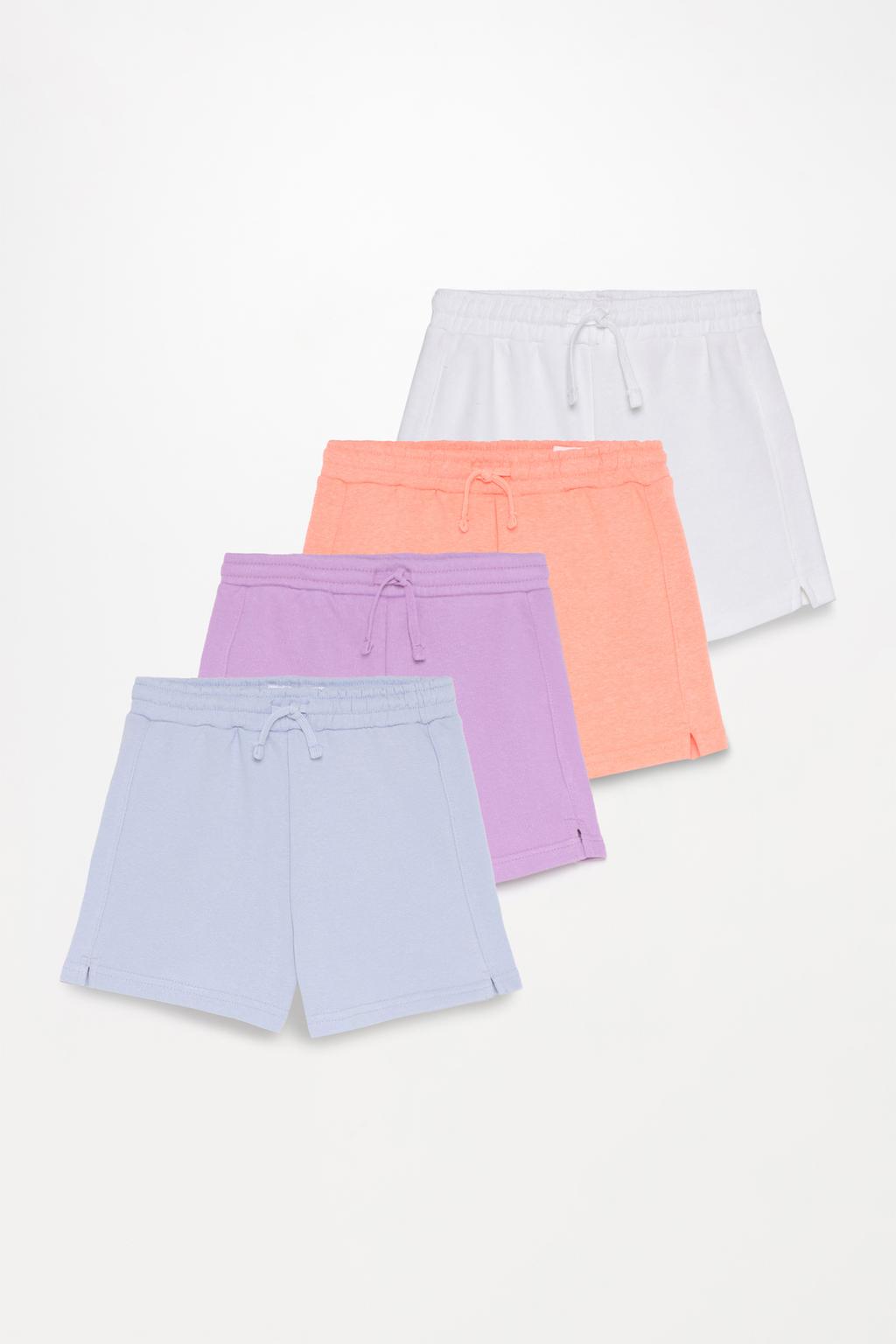 4-pack of basic shorts