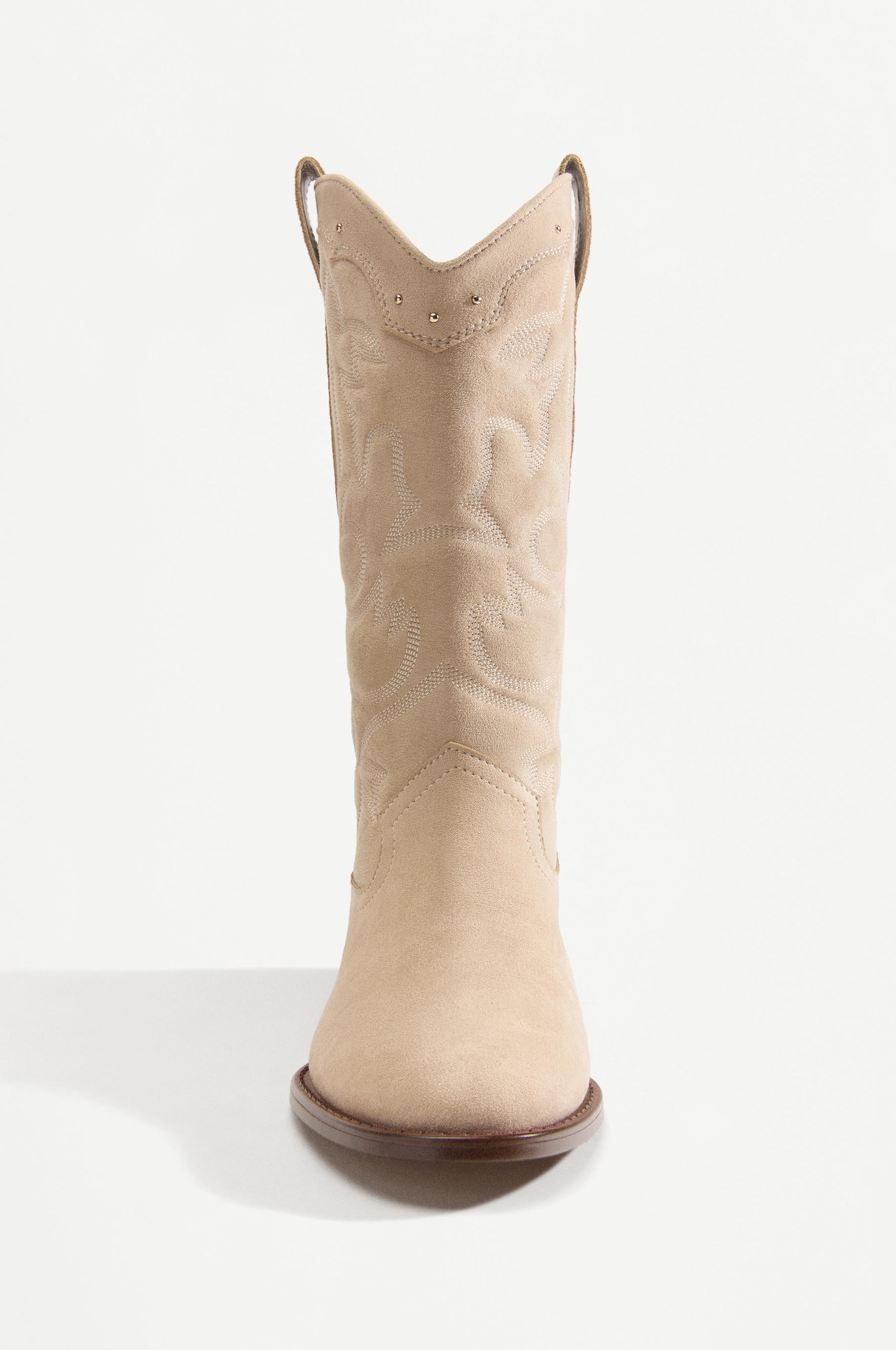 Cowboy boots — BROWN