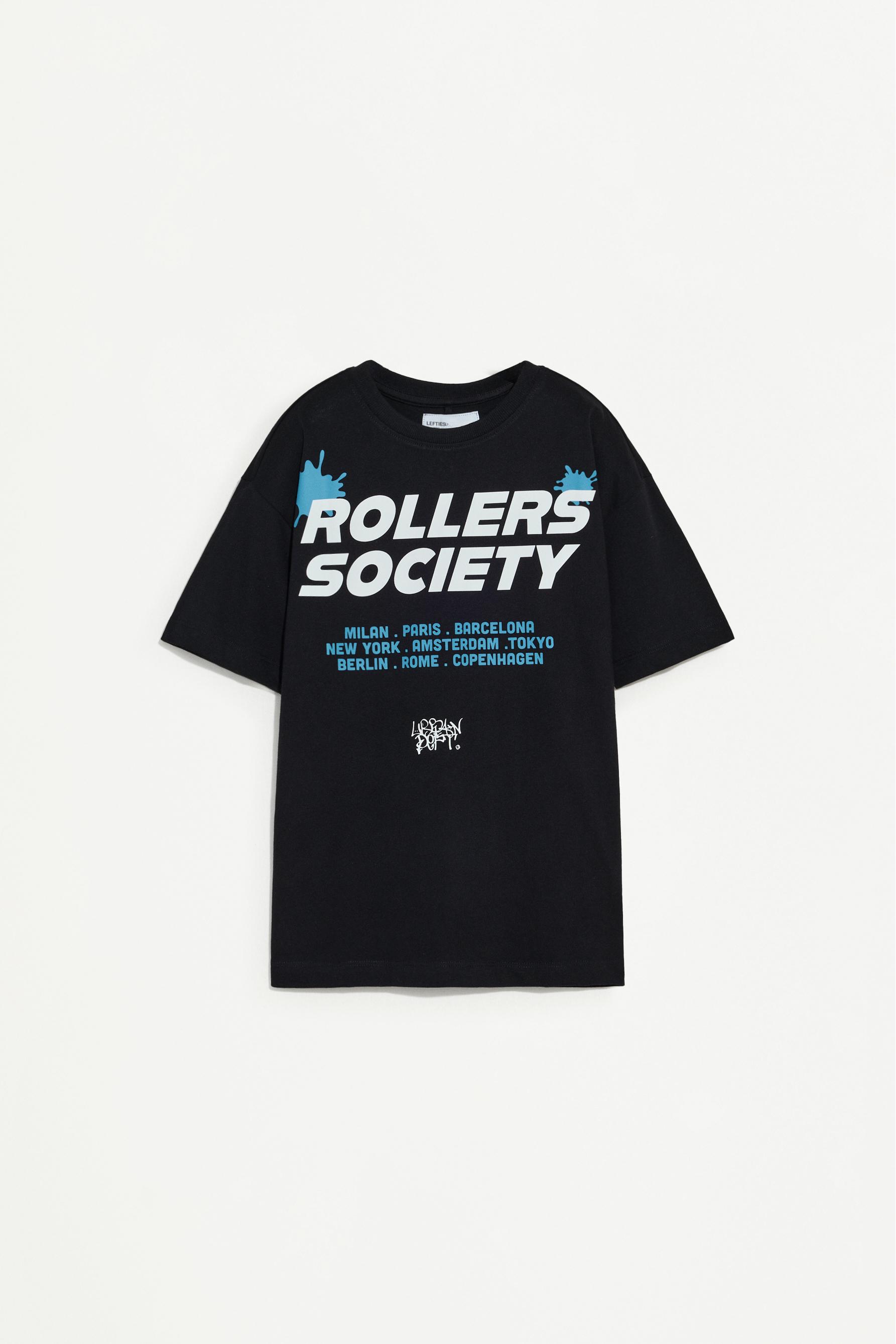 Printed T-shirt — BLACK