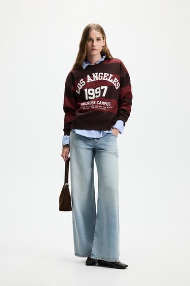 Printed sweatshirt — CHOCOLATE 3