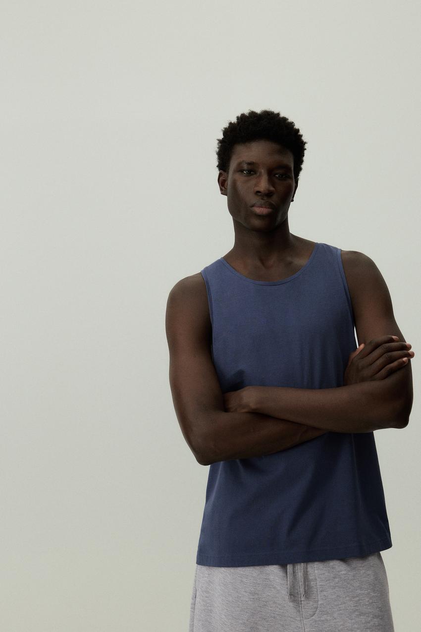 Playera tirantes básica Calzoncillos ROPA INTERIOR PIJAMAS - Main Image