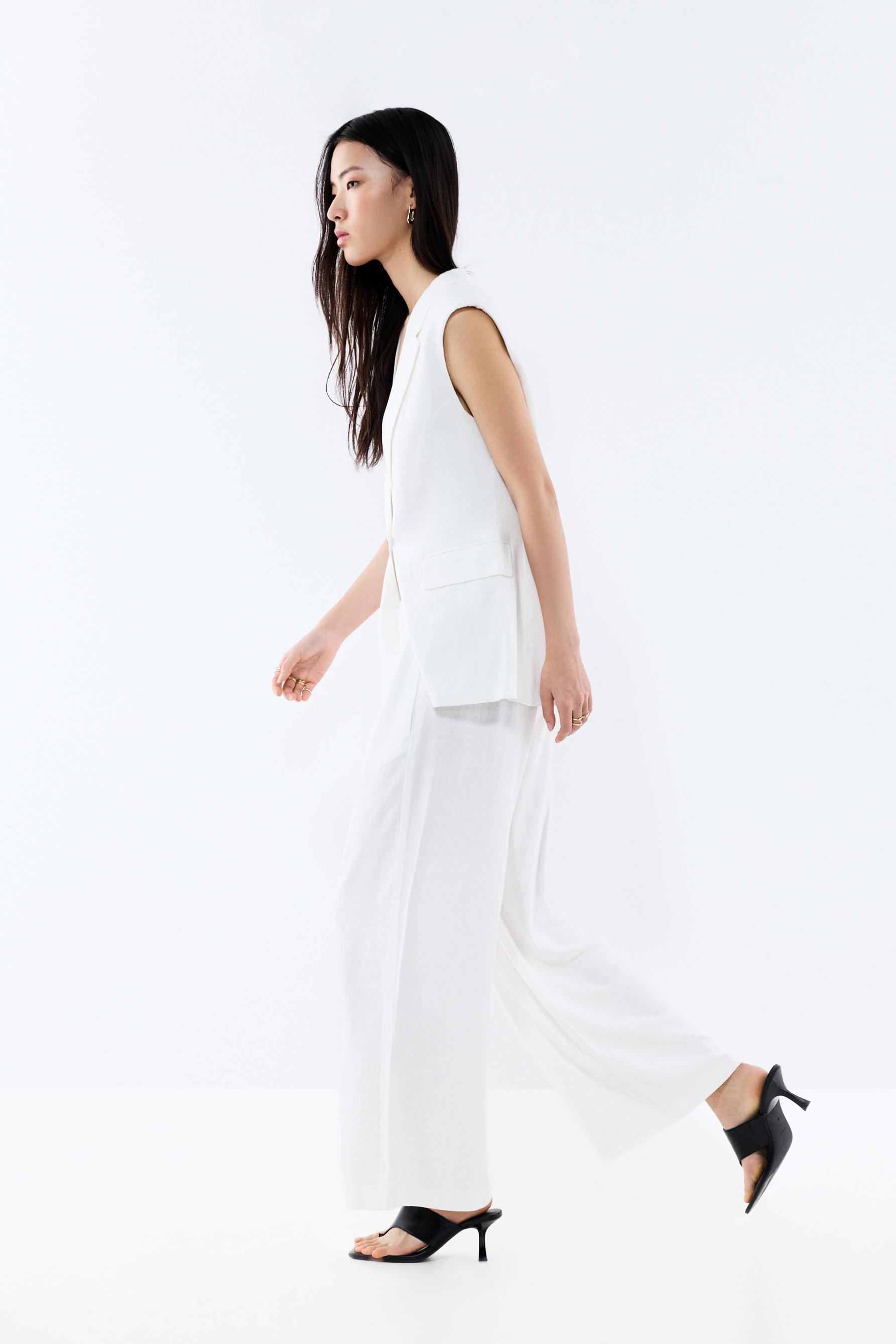 Rustic trousers — WHITE