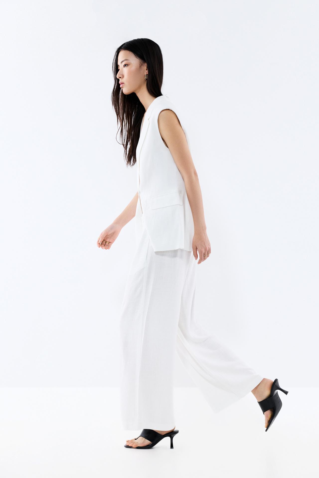Rustic trousers — WHITE