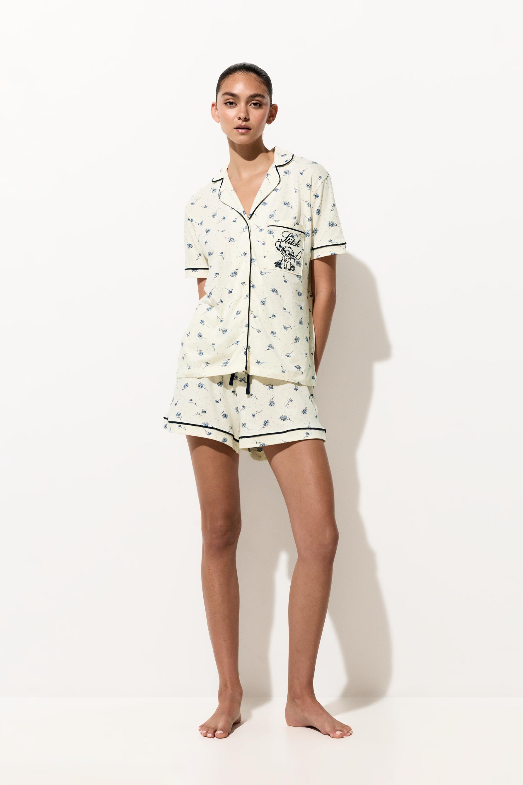Stitch ©Disney shirt pyjamas — OFF WHITE