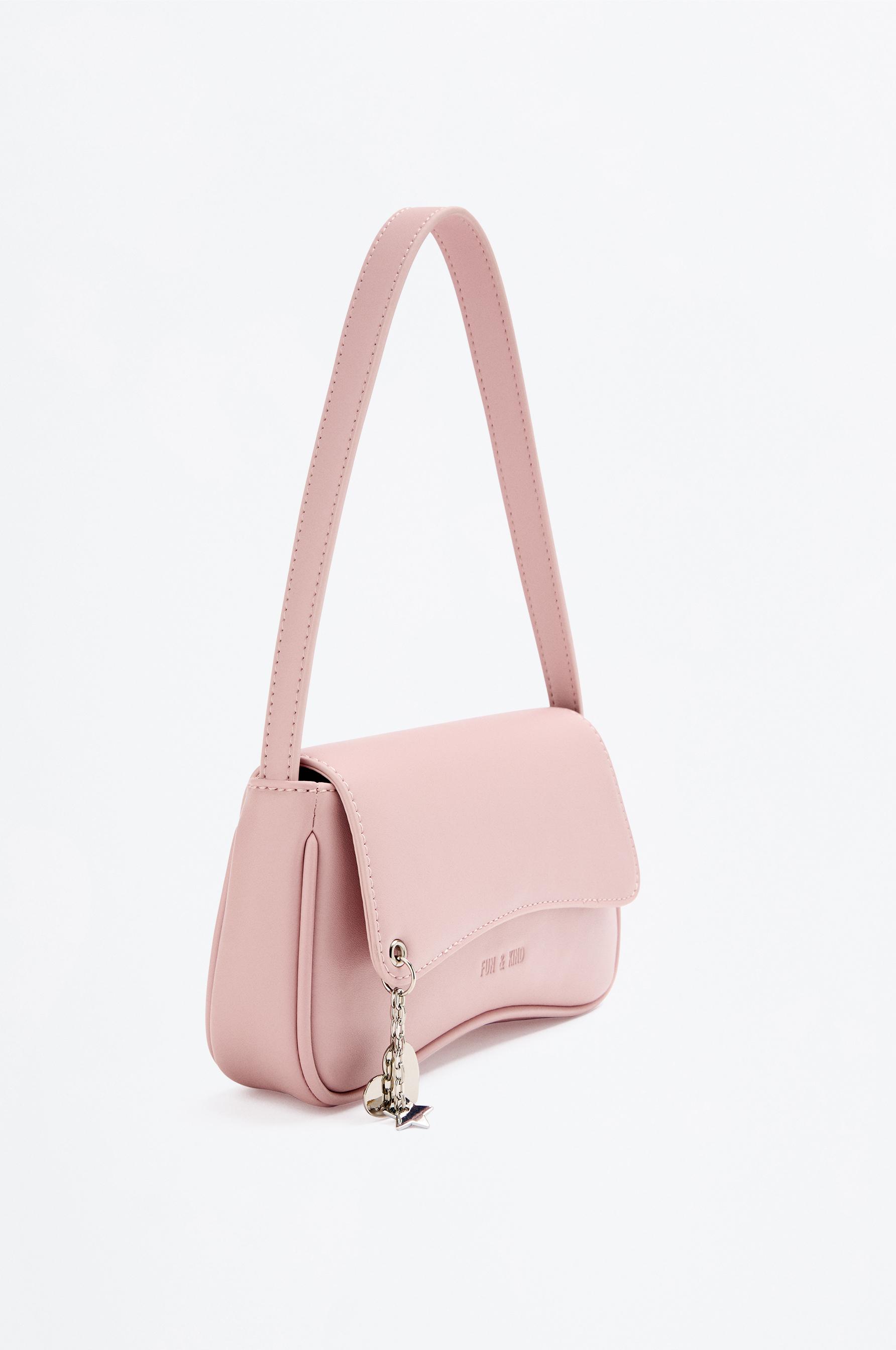Heart shoulder bag — PINK