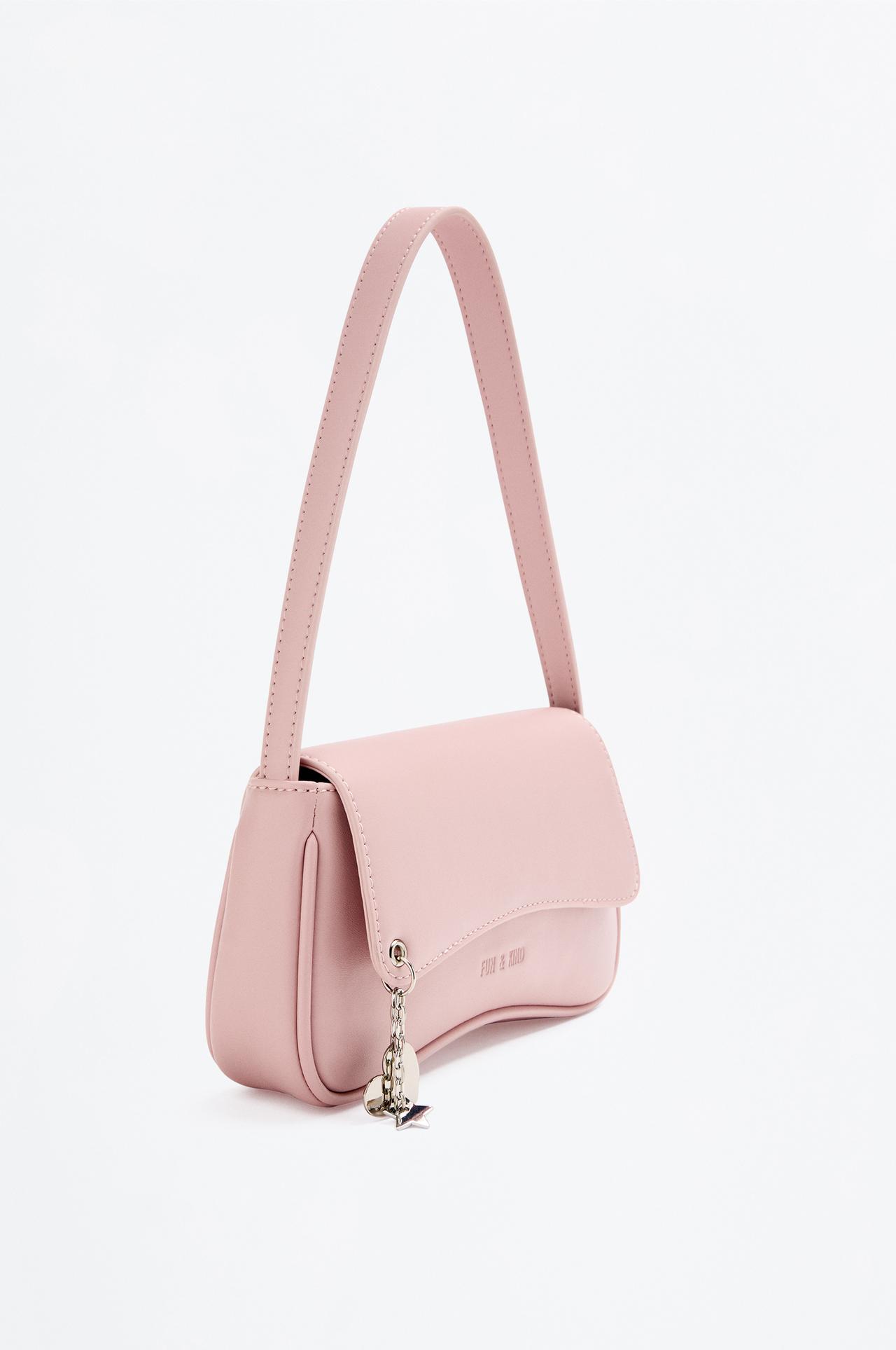 Heart shoulder bag — PINK