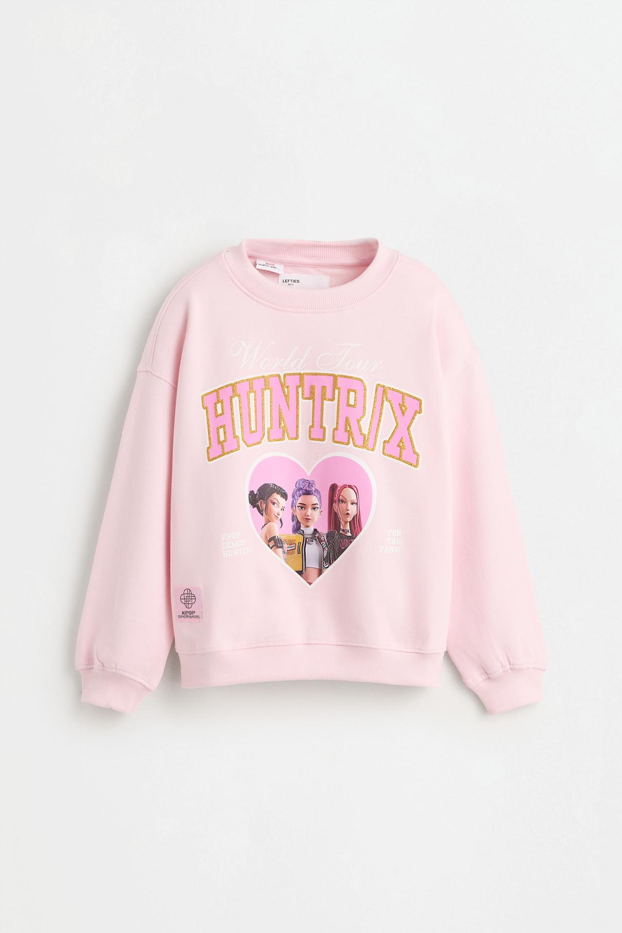 Huntrix K-Pop Demon Hunters ™/© Netflix sweatshirt — PINK