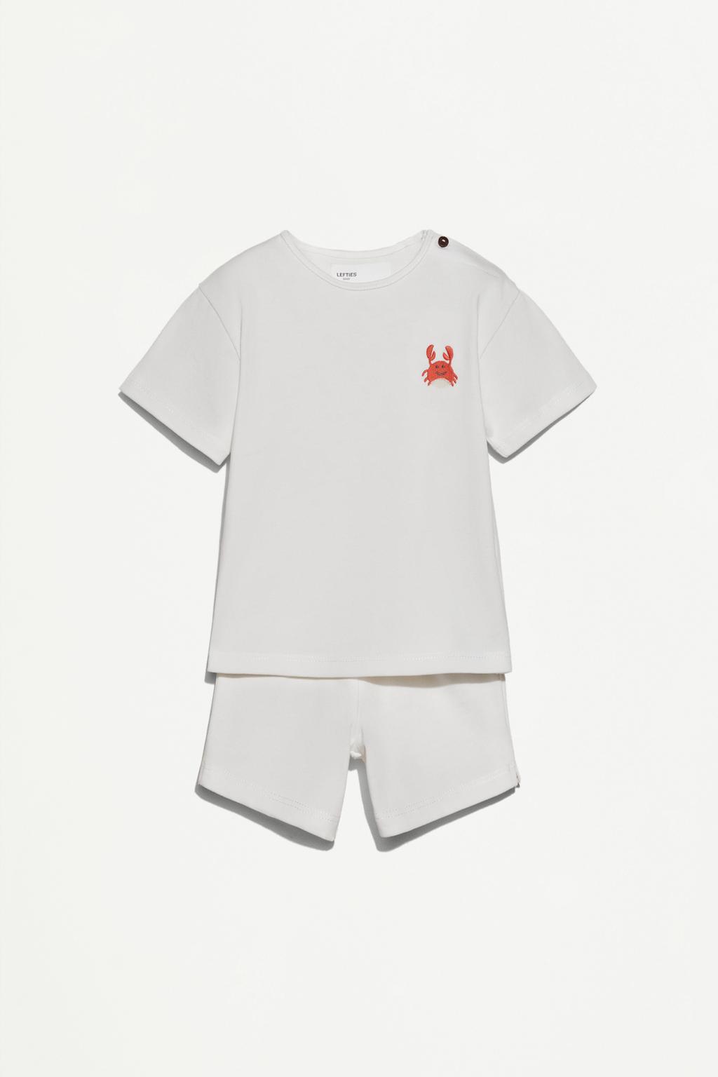Heavy jersey T-shirt and Bermuda shorts set – Lefties – صورة المنتج