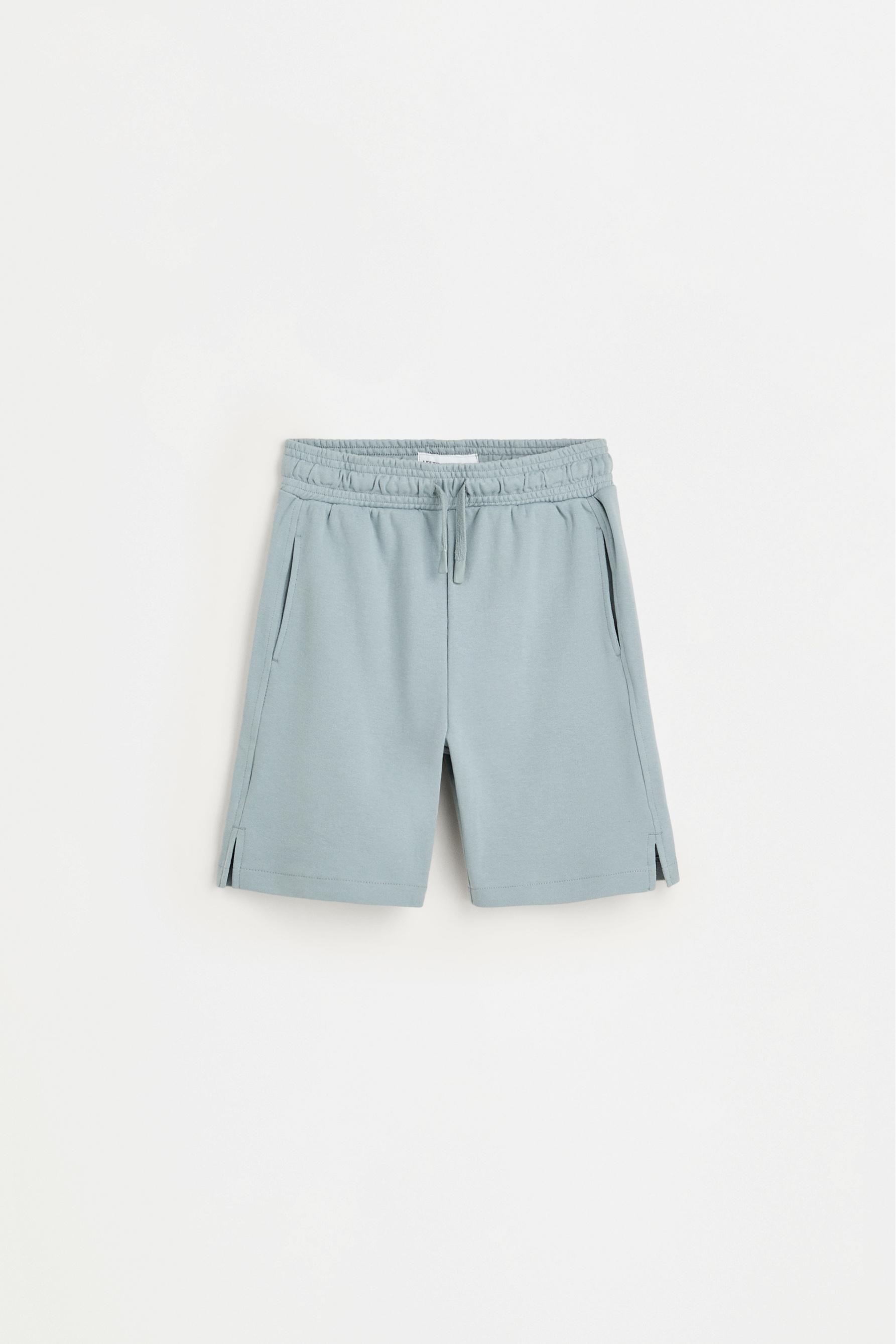 Interlock Bermuda shorts — STEEL BLUE