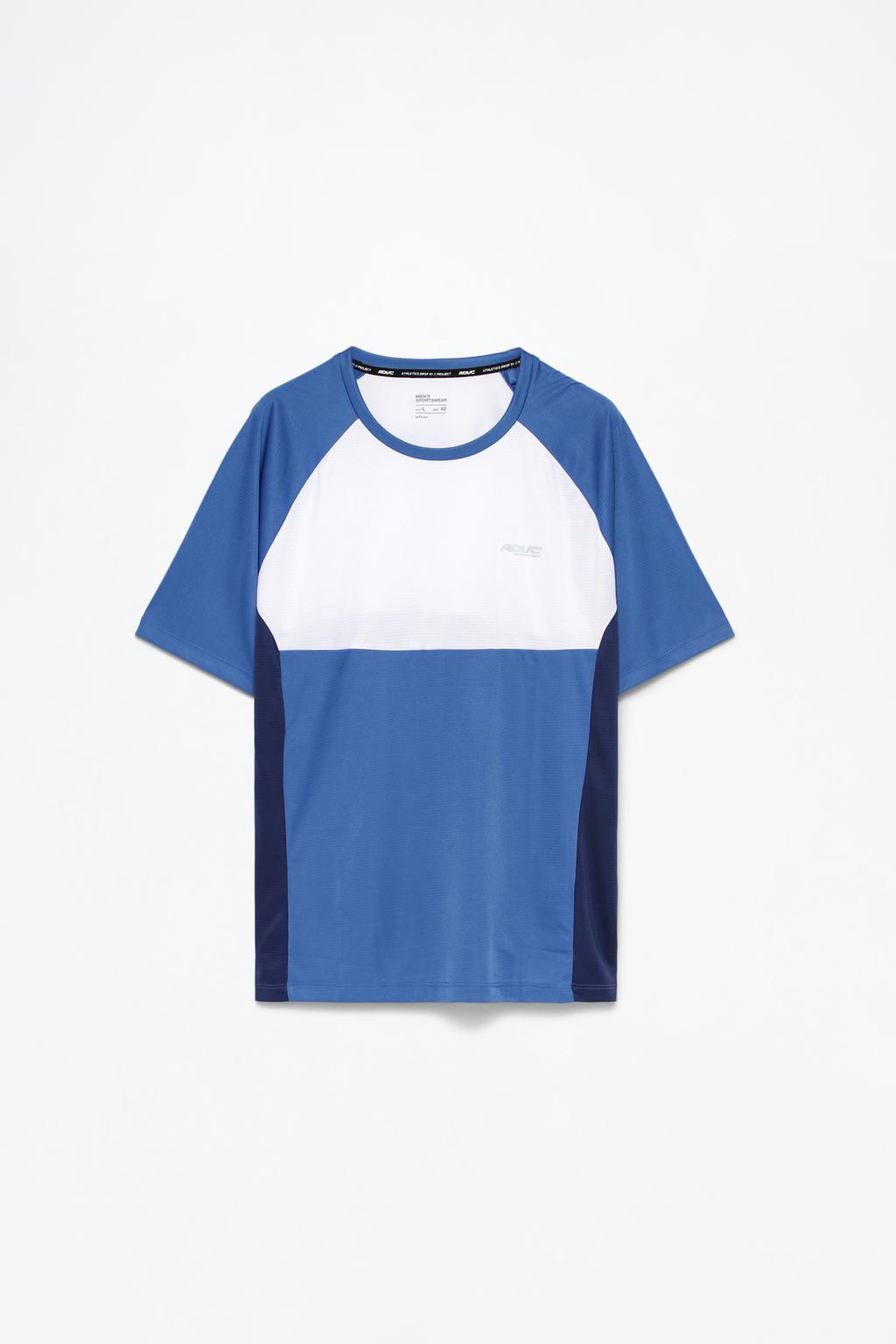 Colour block sports T-shirt