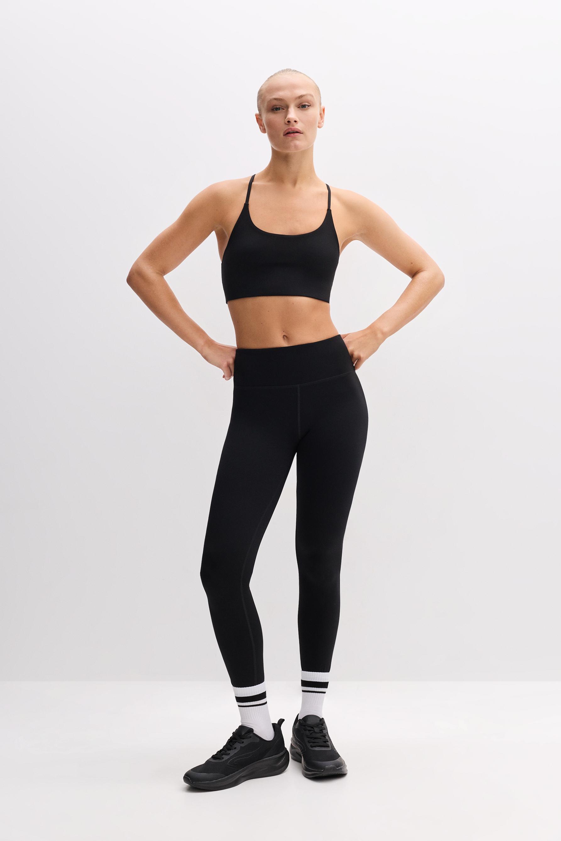 Basic sports leggings — BLACK