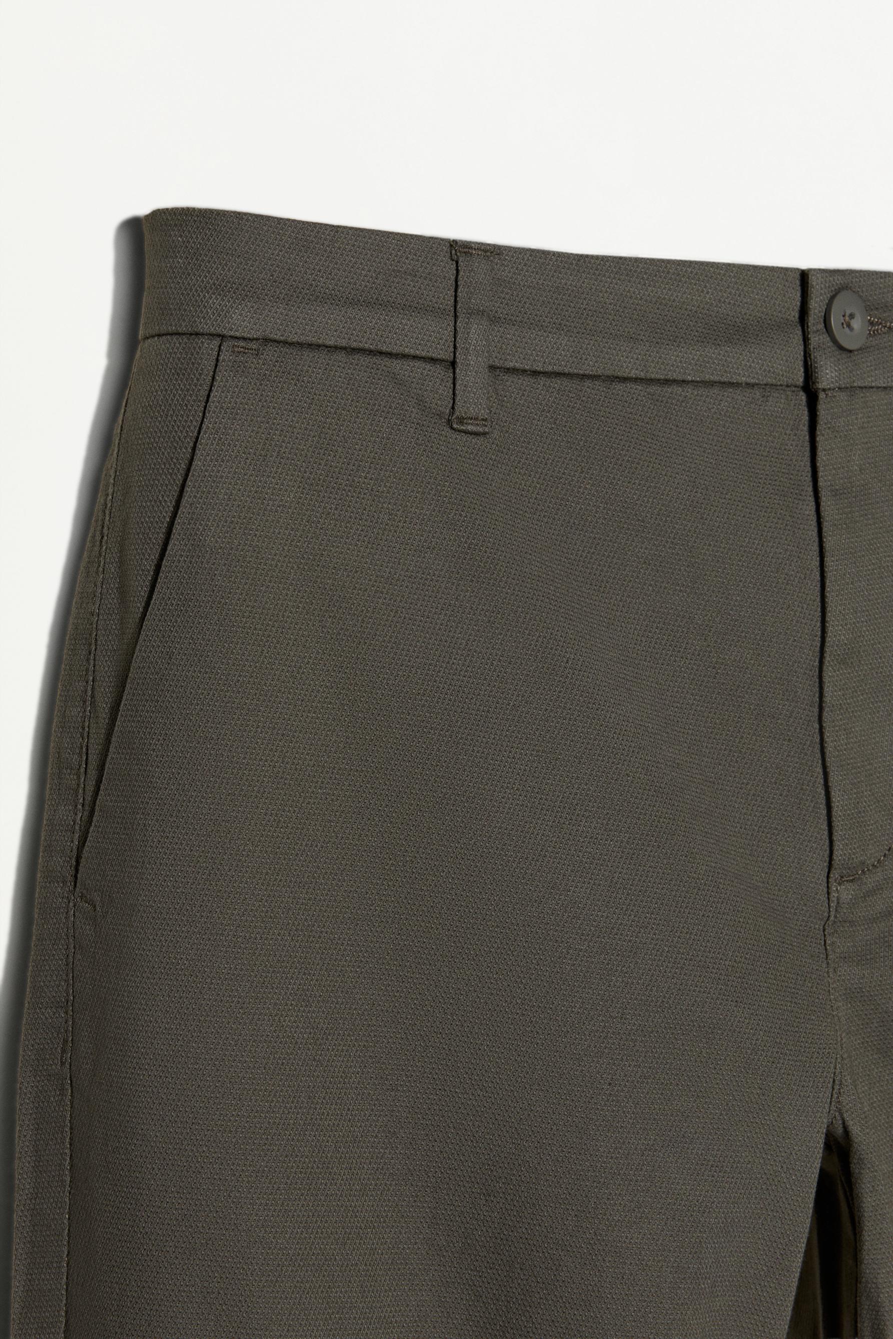 Slim fit chino trousers — DARK KHAKI